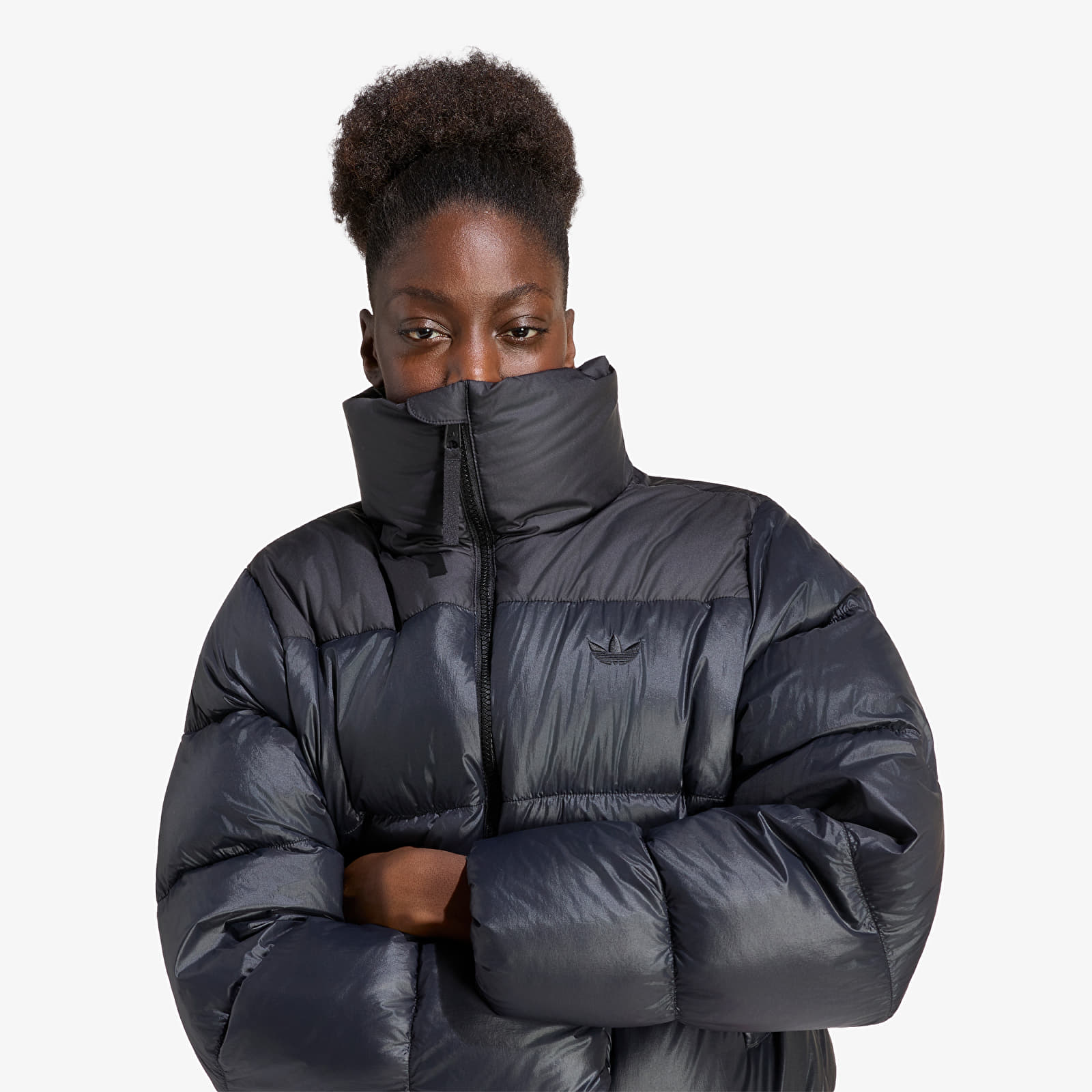 Jassen adidas Essentials Down Puffer Jacket Black