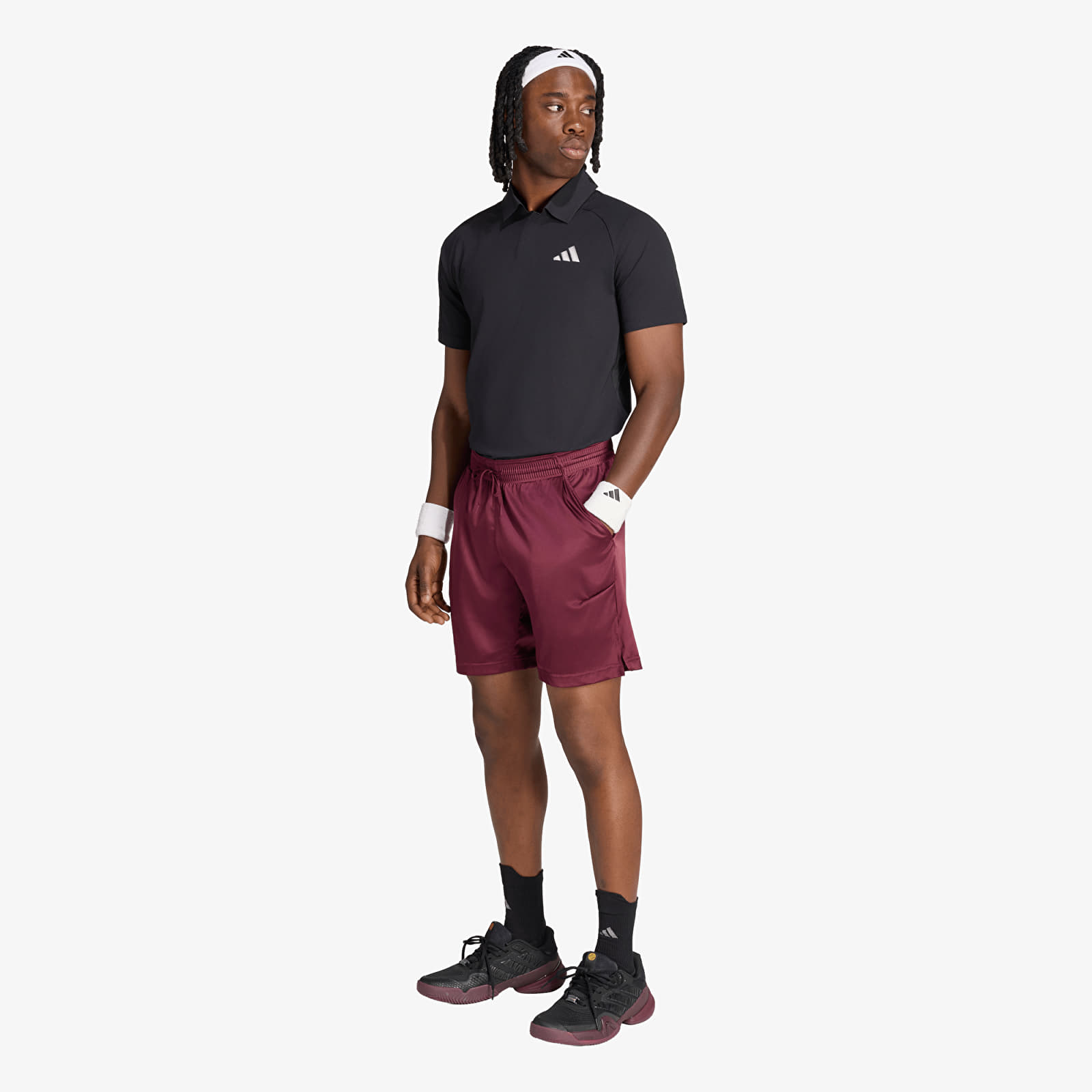 T-shirts de homem adidas Tennis Climacool+ Freelift Polo PRO Shirt Black