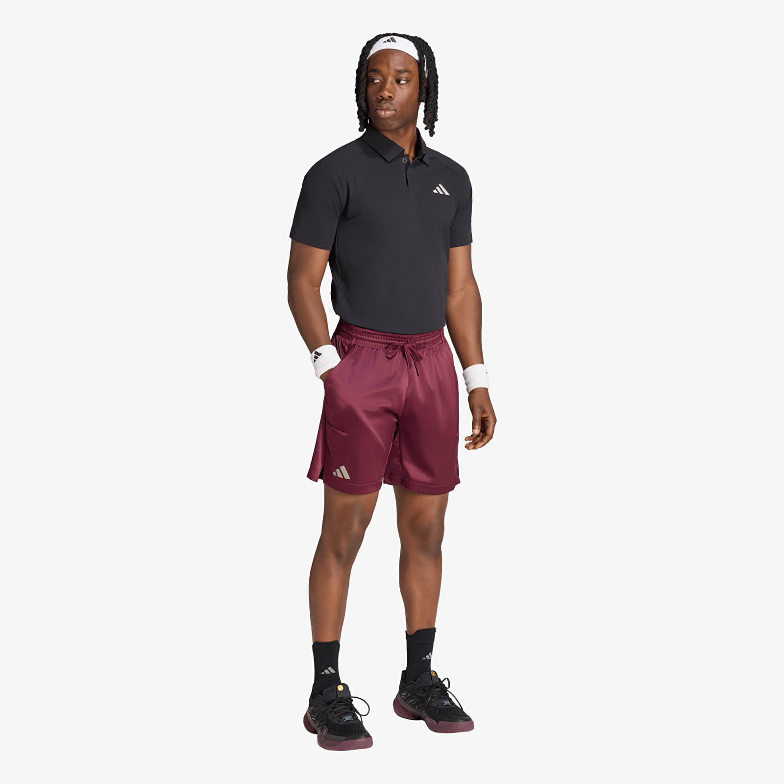 T-shirts de homem adidas Tennis Climacool+ Freelift Polo PRO Shirt Black
