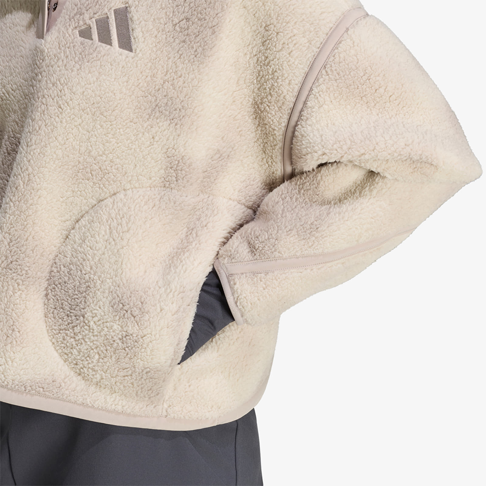 Hoodies and sweatshirts  adidas Terrex Multi High Pile Fleece Pullover Wonder Alumina/ Light Brown