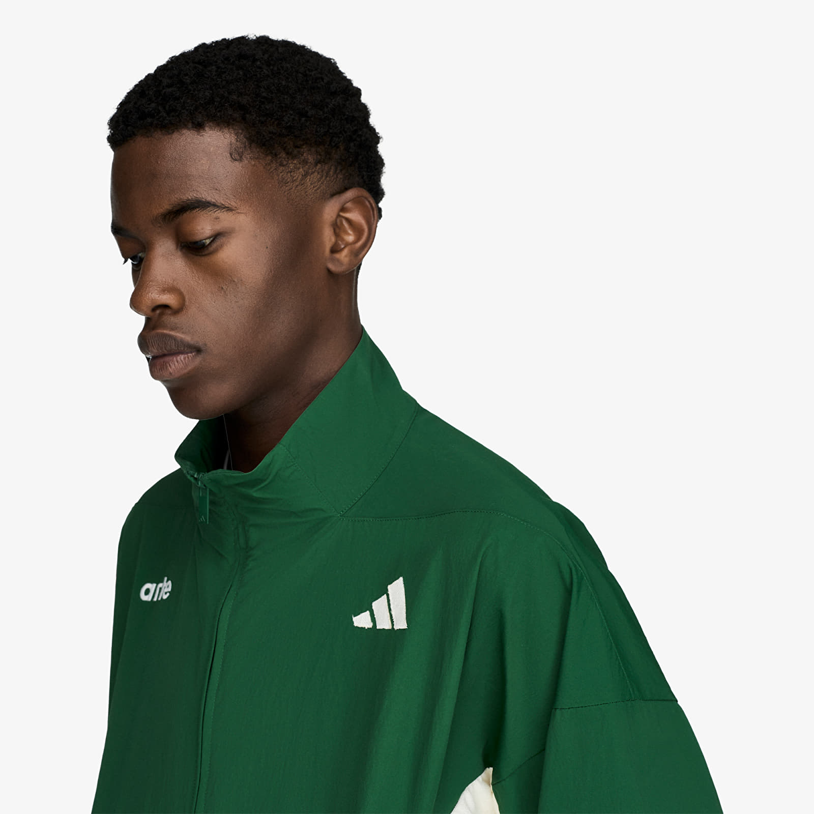 Jackets adidas x Arte Antwerp Z.N.E. Material Mix Full-Zip Tracktop Amazon Green/ Off White