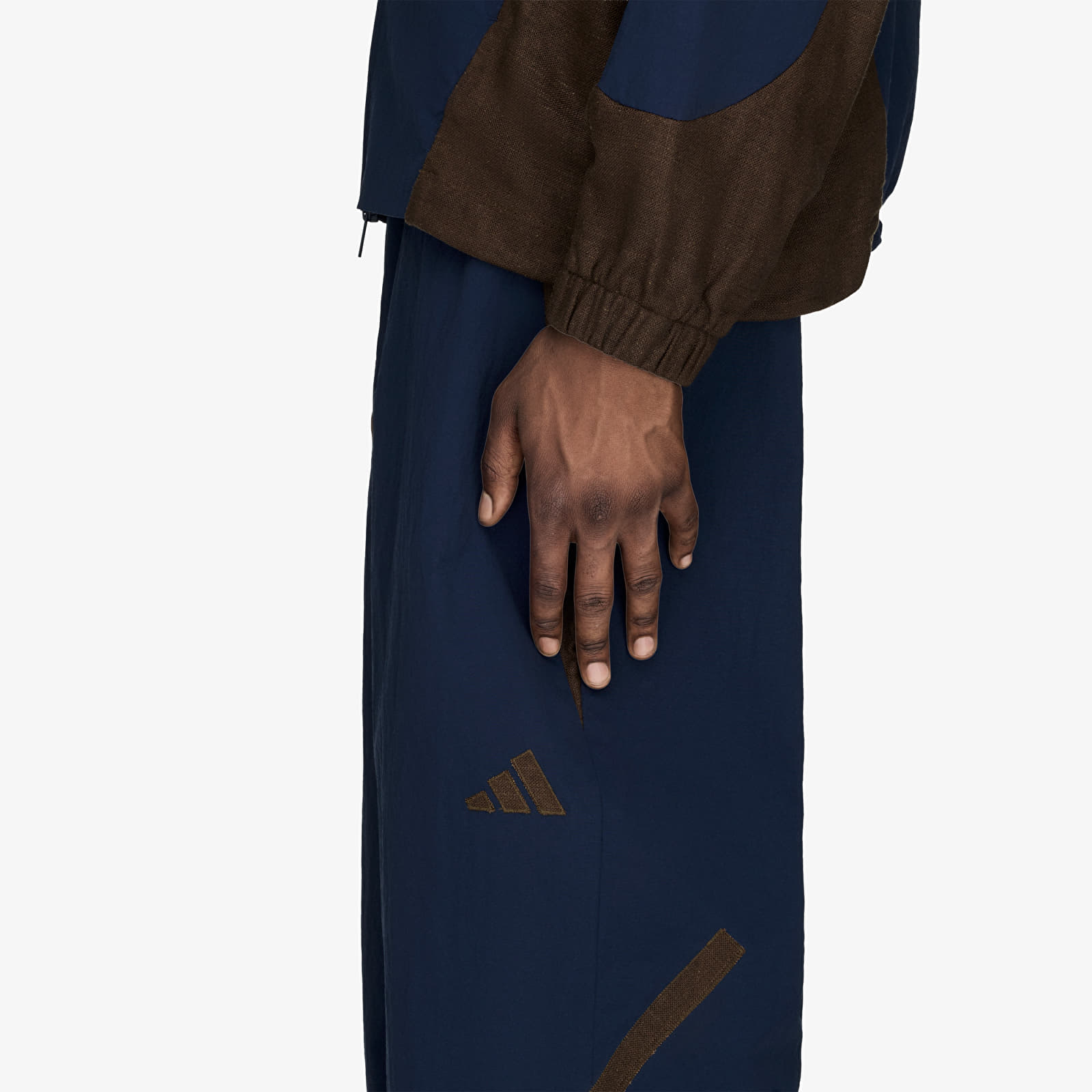 Pants adidas x Arte Antwerp Z.N.E. Material Mix Trackpant Collegiate Navy/ Dust Cargo