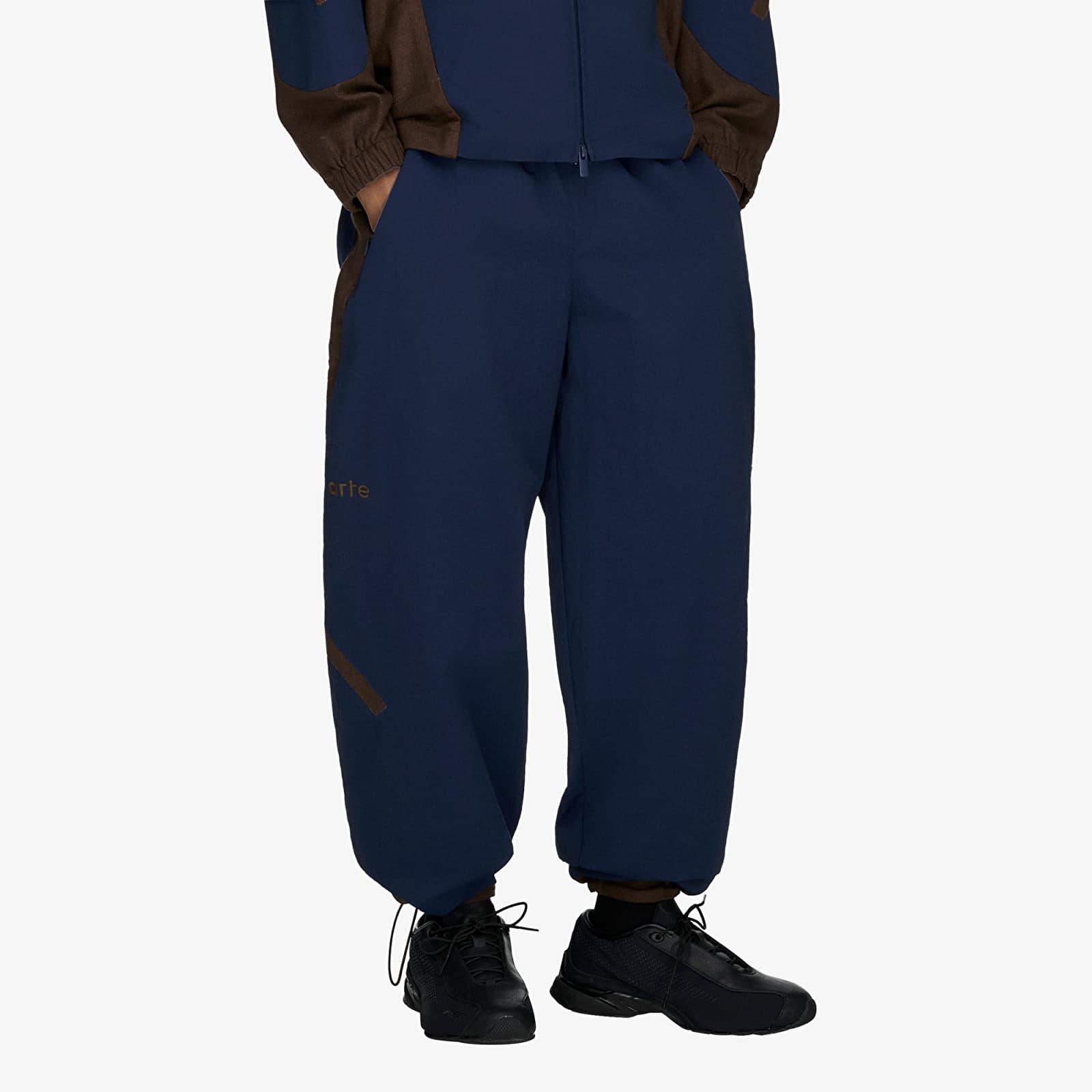 Pants adidas x Arte Antwerp Z.N.E. Material Mix Trackpant Collegiate Navy/ Dust Cargo
