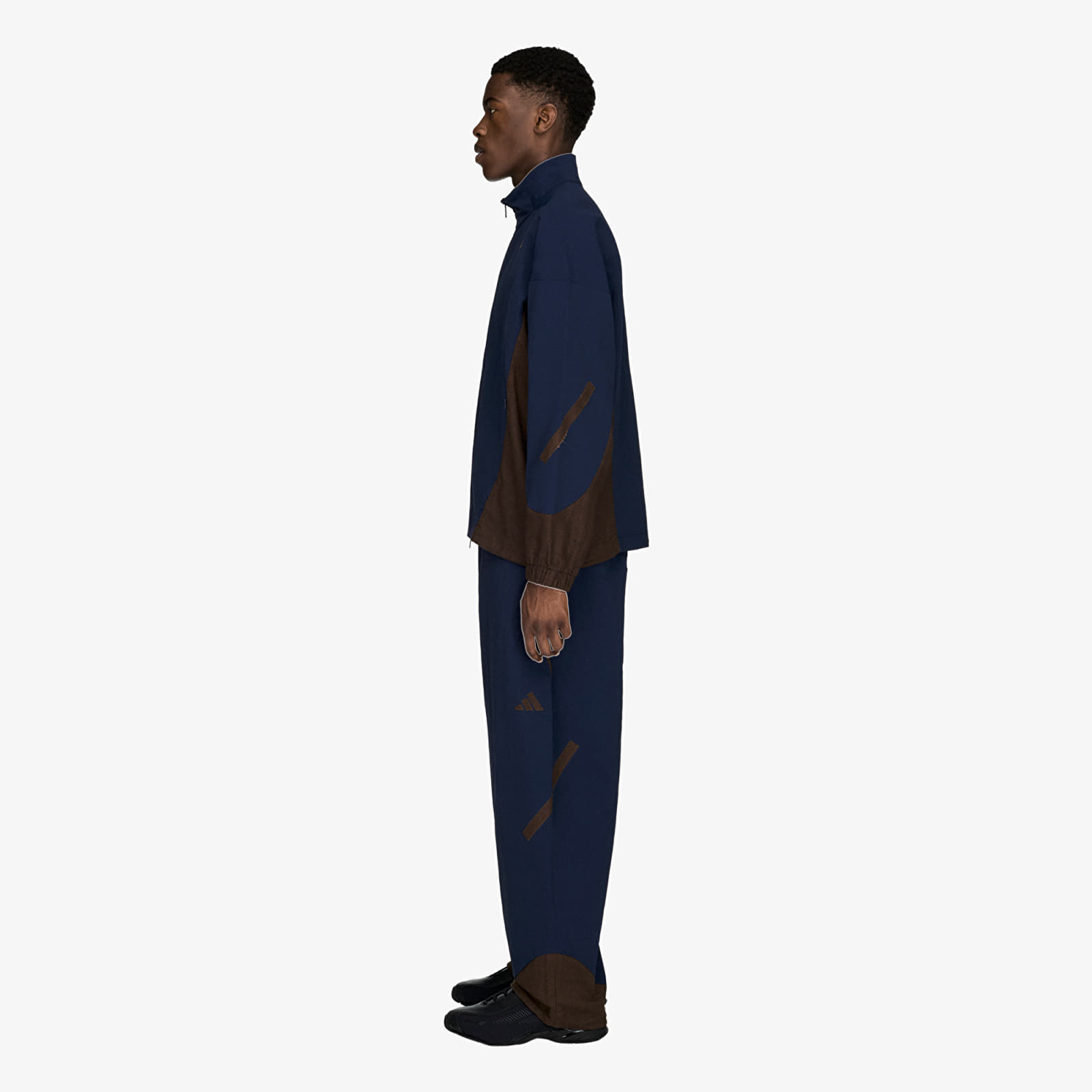 Pants adidas x Arte Antwerp Z.N.E. Material Mix Trackpant Collegiate Navy/ Dust Cargo