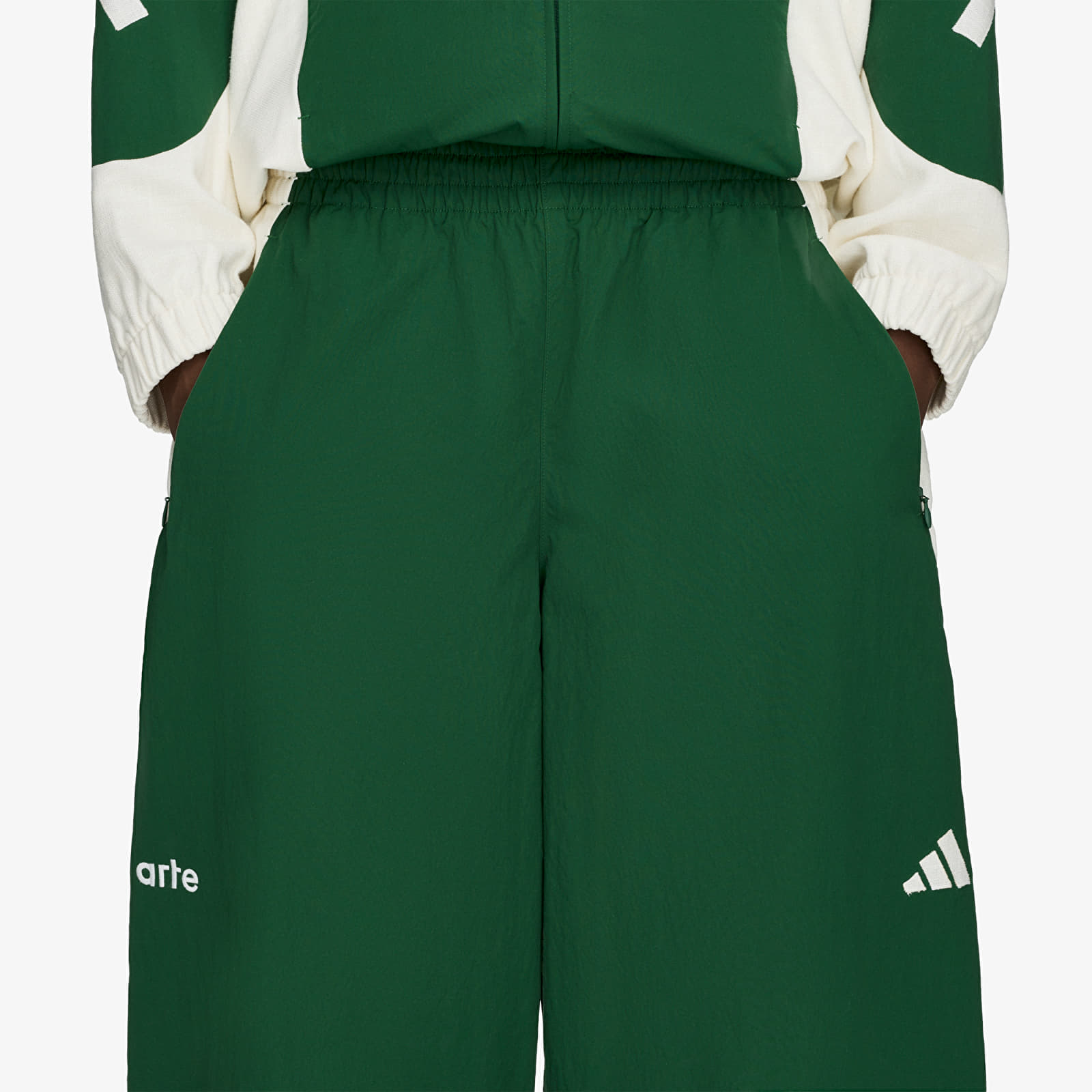 Pants adidas x Arte Antwerp Z.N.E. Material Mix Trackpant Amazon Green/ Off White
