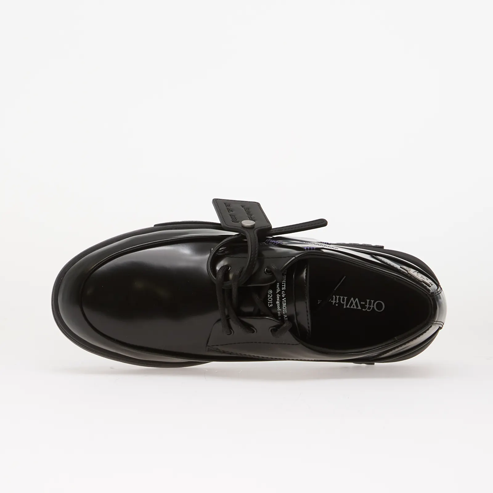 Vīriešu čības Off-White Derby OOO Black/ Purple