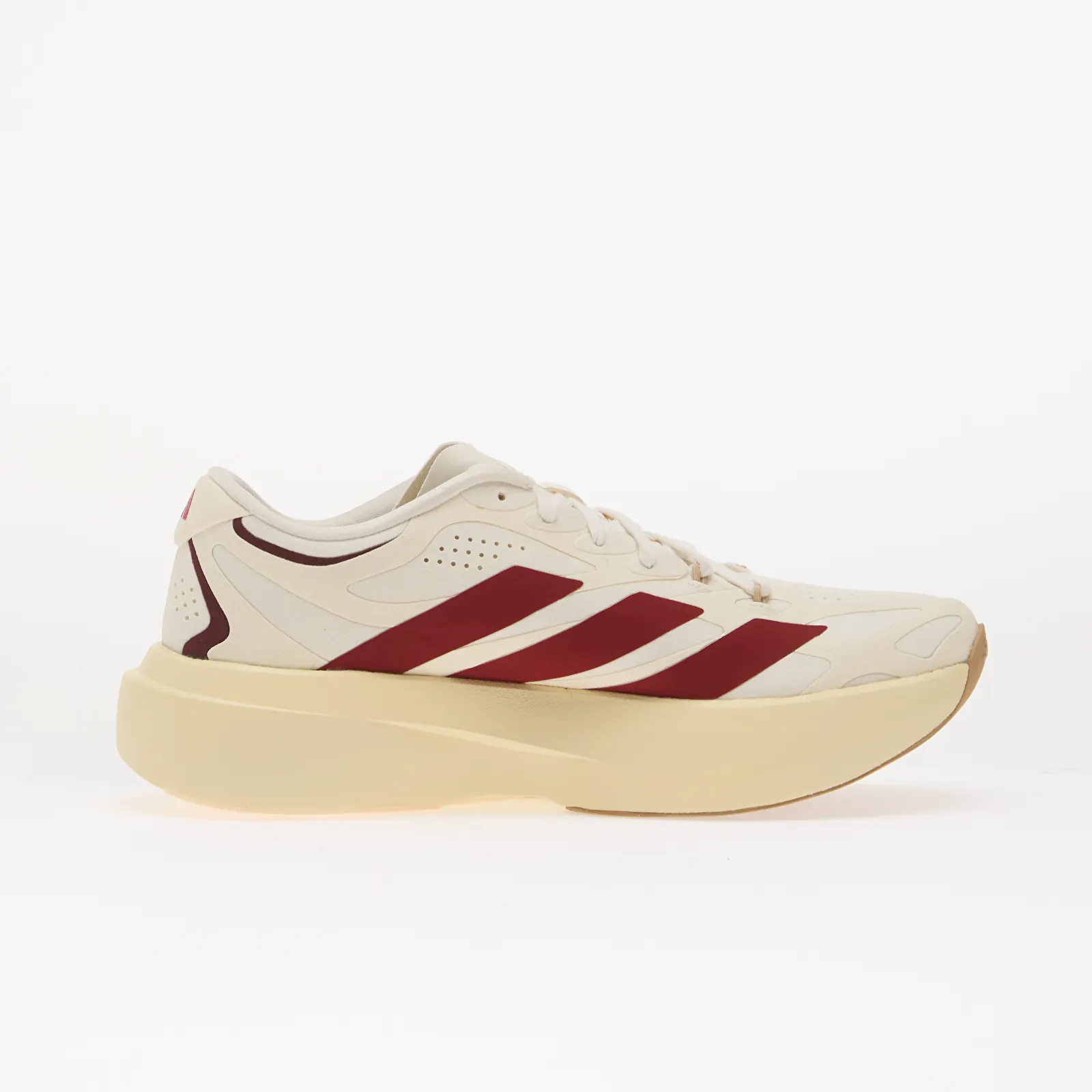 Γυναικεία παπούτσια adidas Adizero EVO SL EXO Suede LIGHTSTRIKEPRO Core White/ Team Victory Red/ Cream White