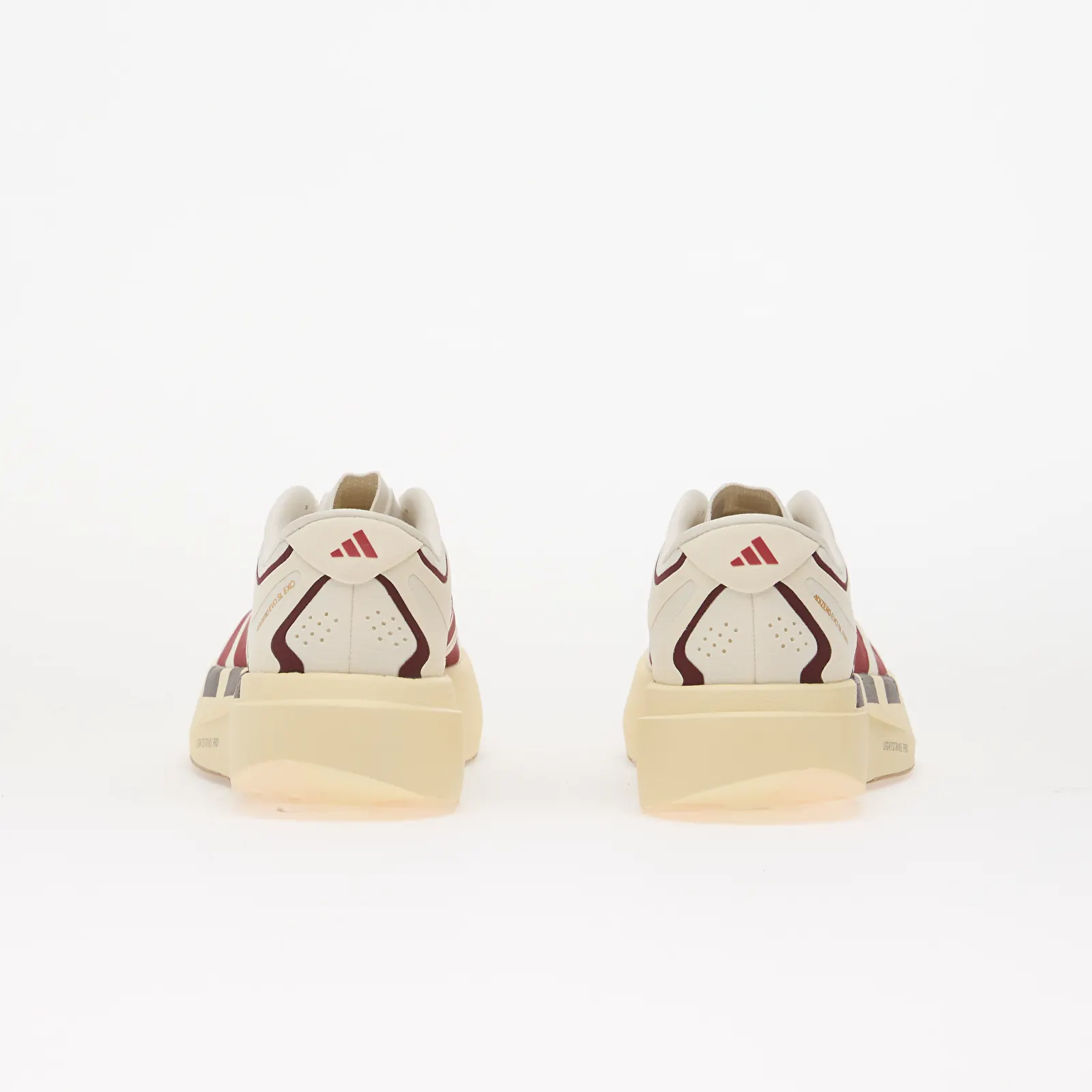 Γυναικεία παπούτσια adidas Adizero EVO SL EXO Suede LIGHTSTRIKEPRO Core White/ Team Victory Red/ Cream White
