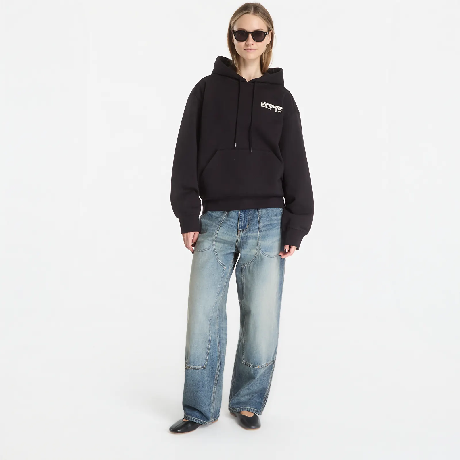 Kapucnis pulóverek és pulcsik Carhartt WIP Hooded Wiptopia II Sweat Black