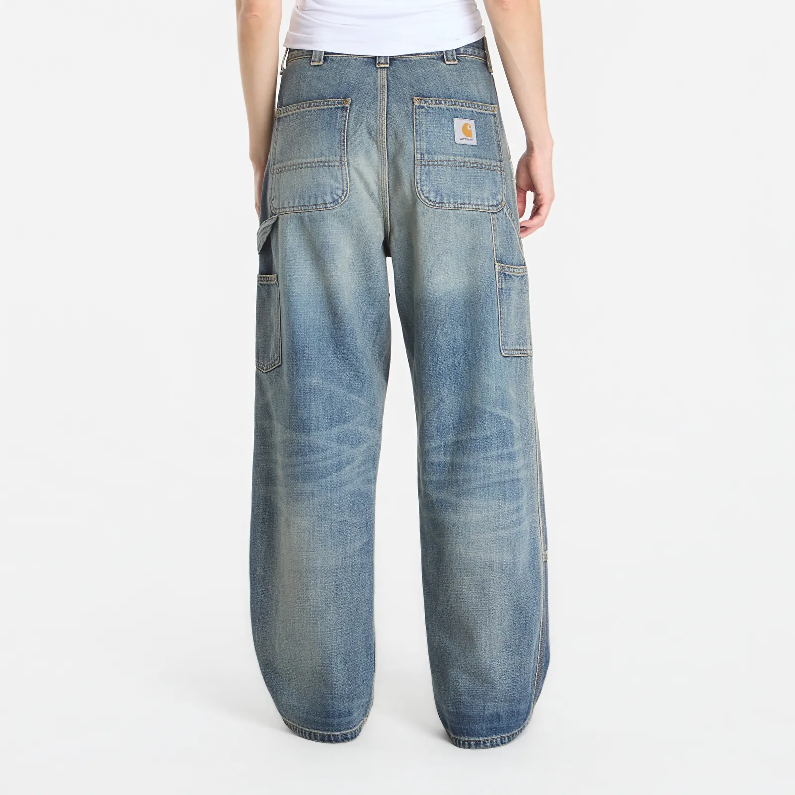 Džinsai Carhartt WIP Oakland Pant Blue Worn Used Wash