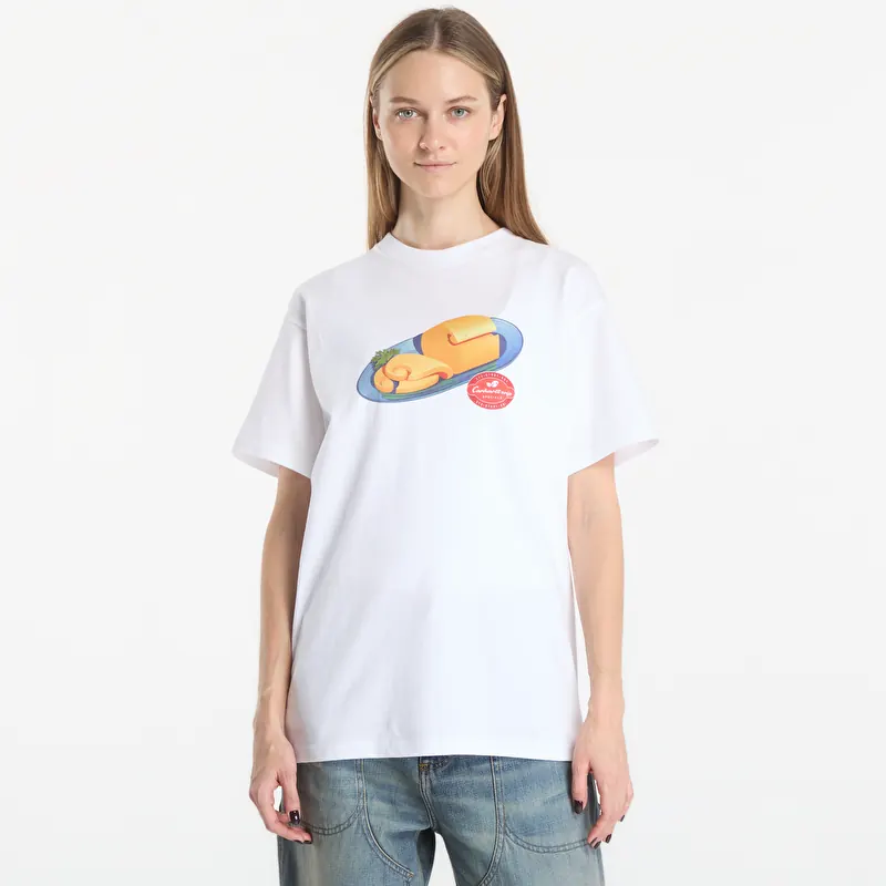 Tričko Carhartt WIP S/S Fromage T-Shirt UNISEX White