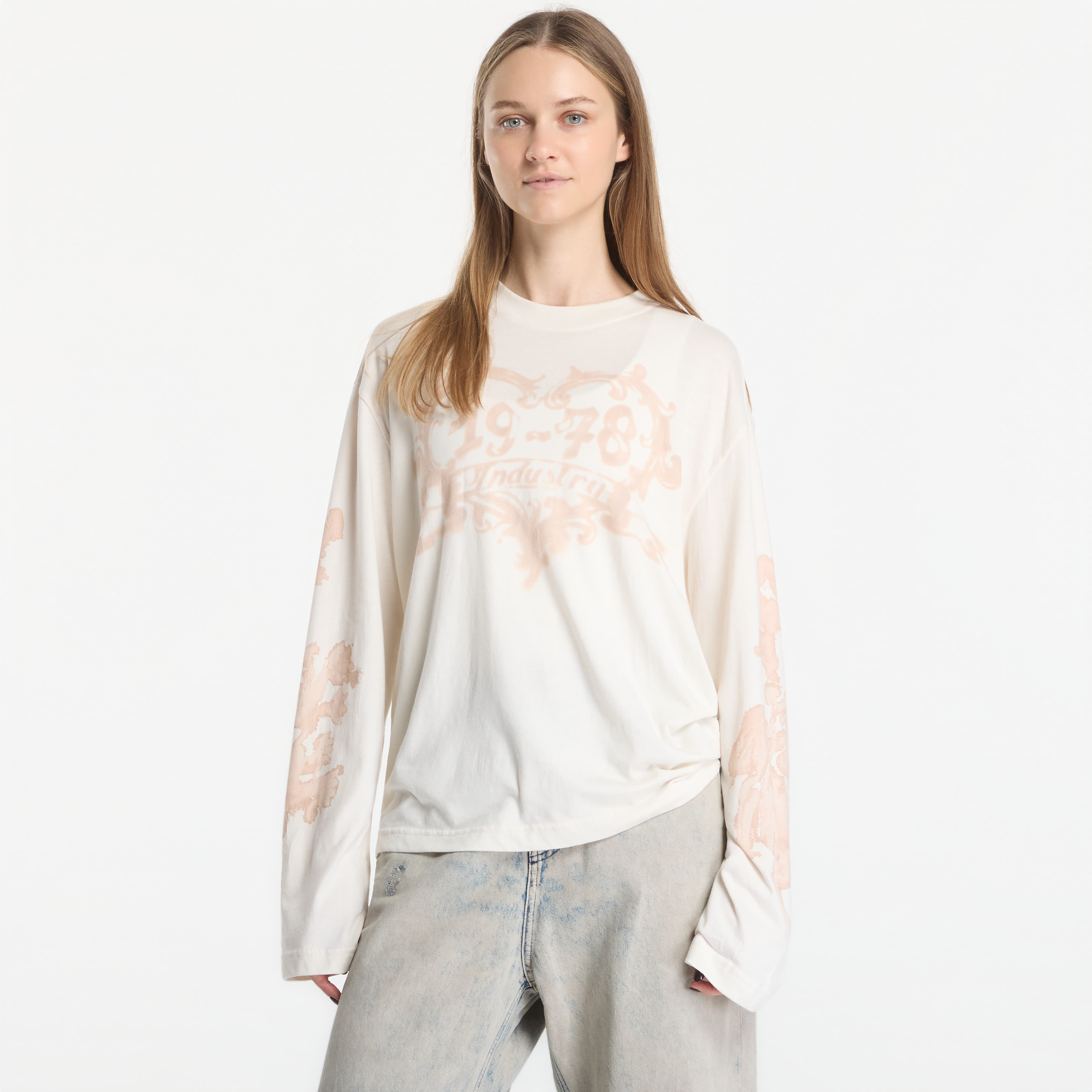 T-shirt Diesel T-Hilary-Ls-AA1 T-Shirt Off White M