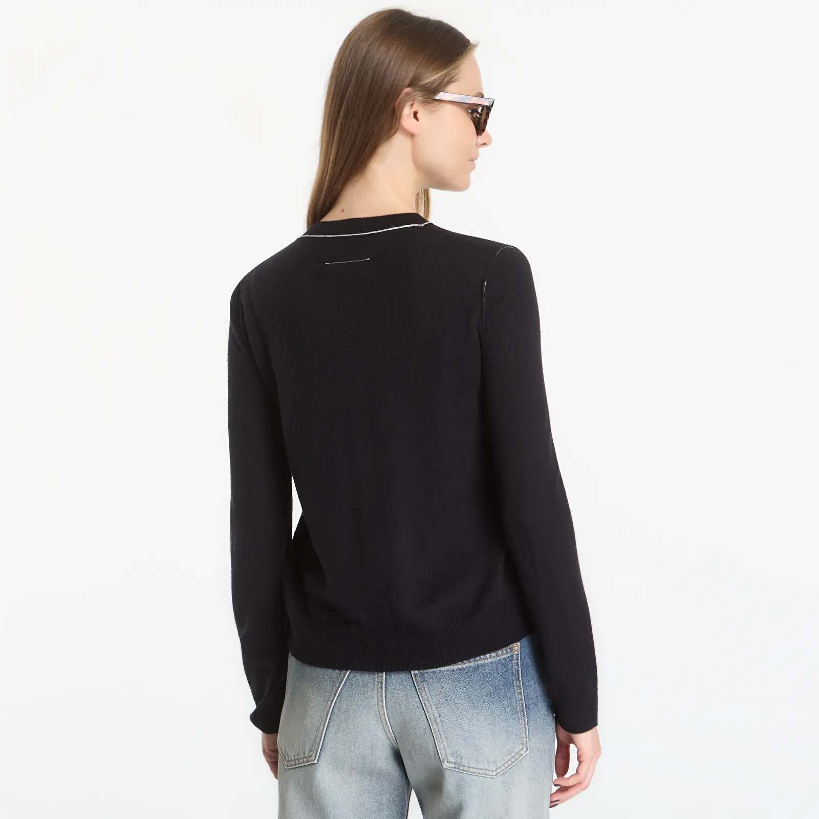 Gilets MM6 Cardigan Black