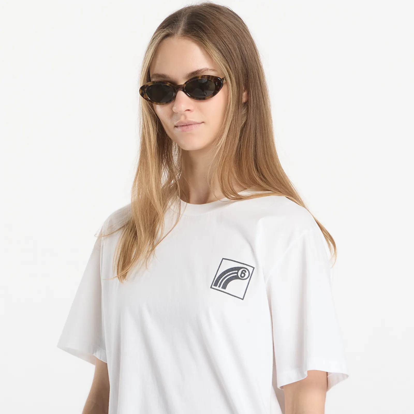 Футболки MM6 T-Shirt Off White