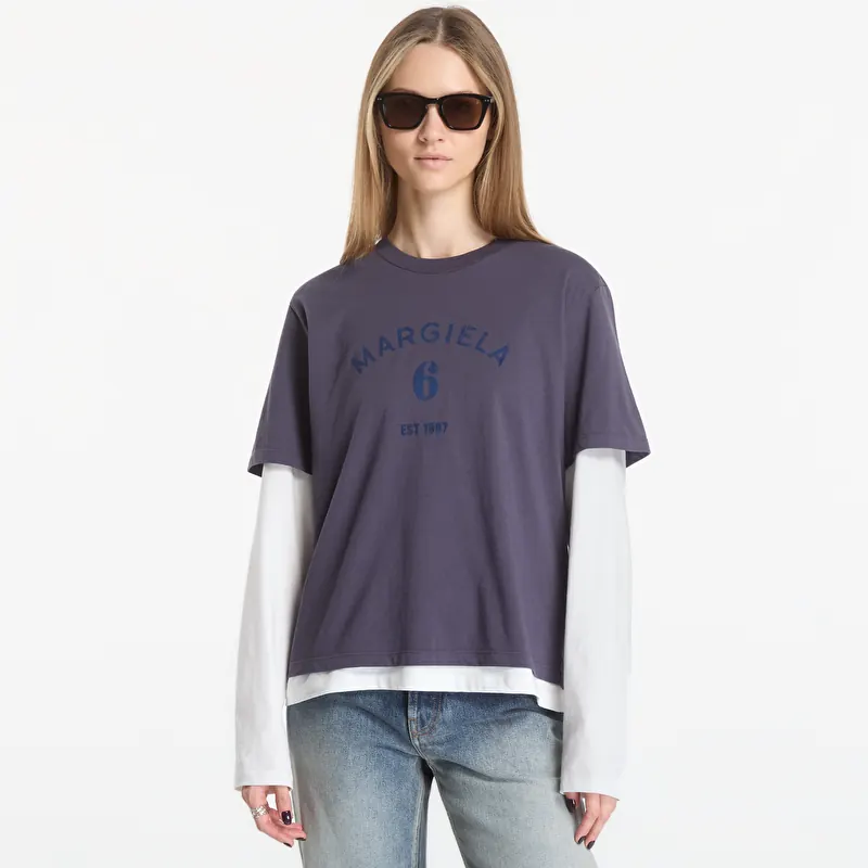 T-paita MM6 T-Shirt Midnight Blue