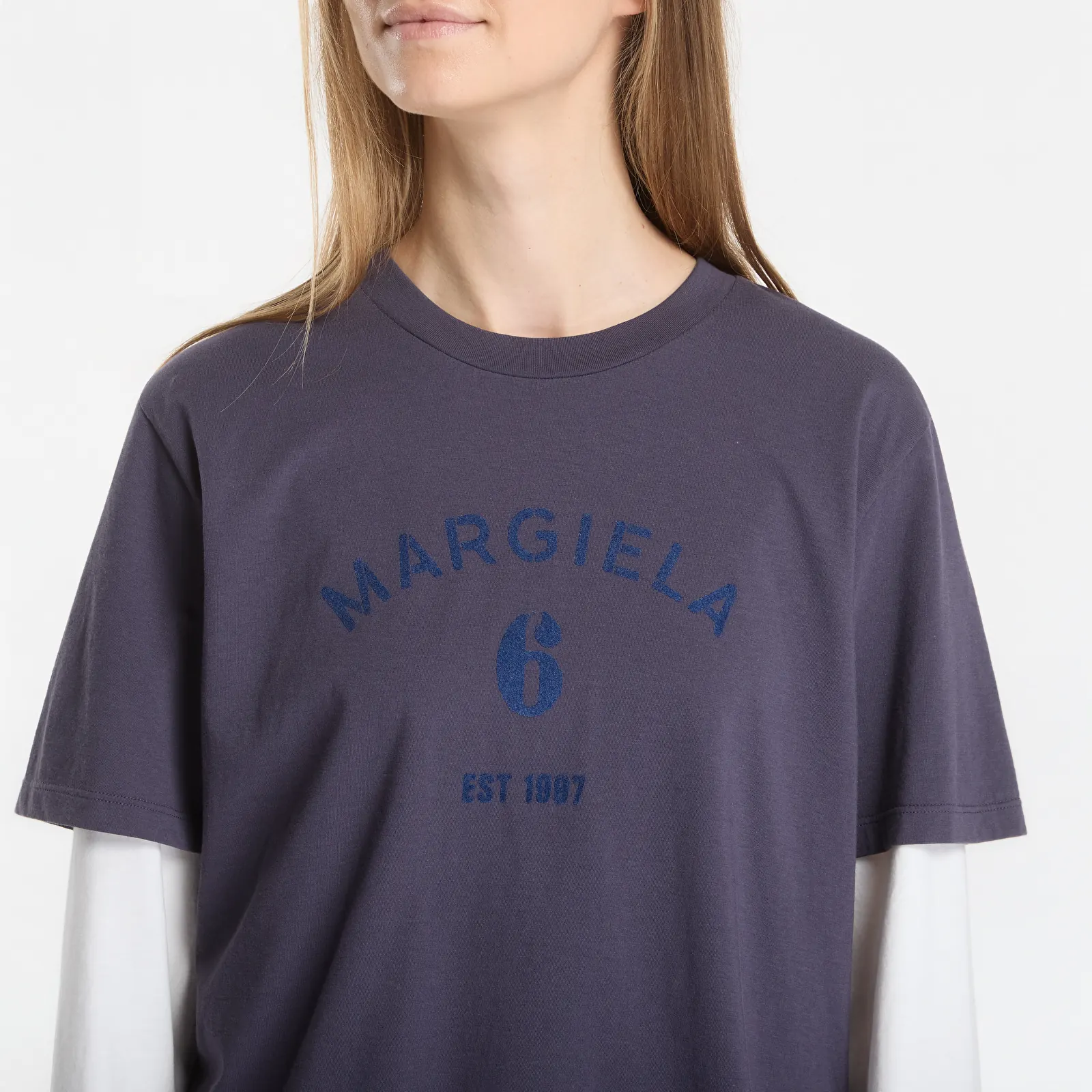 Women's T-shirts MM6 T-Shirt Midnight Blue