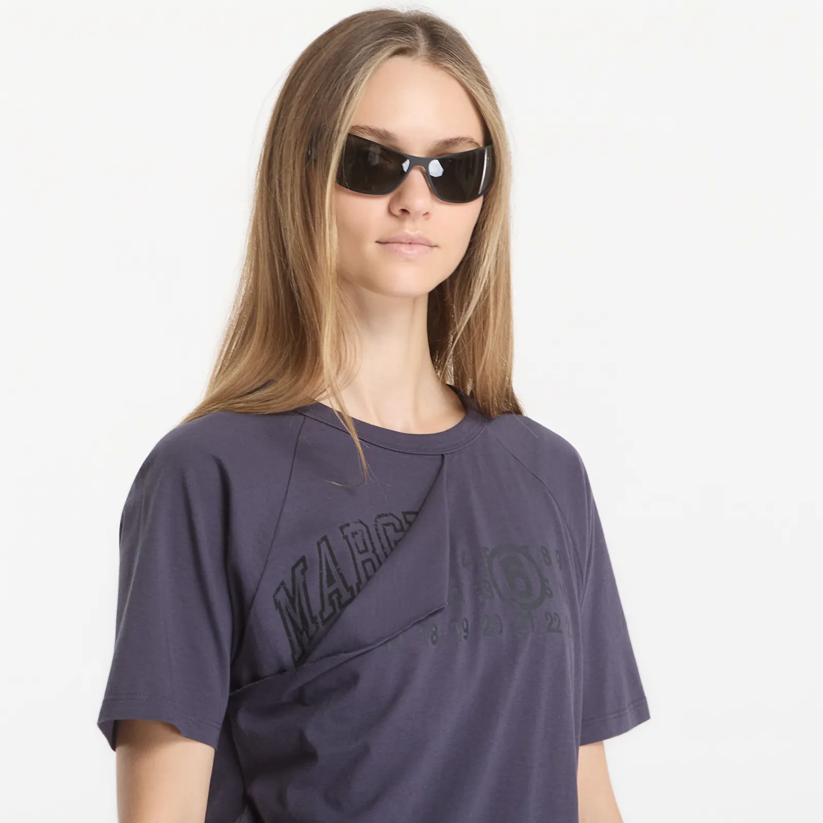Koszulki MM6 T-Shirt Midnight Blue