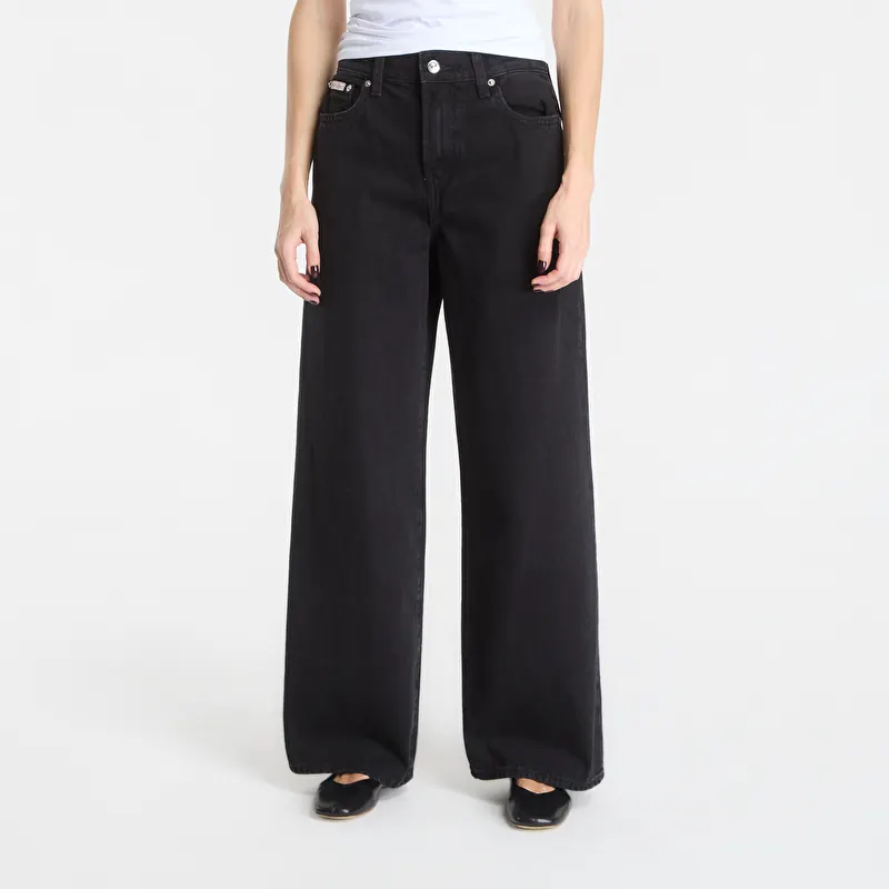 Calvin Klein The Wide Leg Worn Black