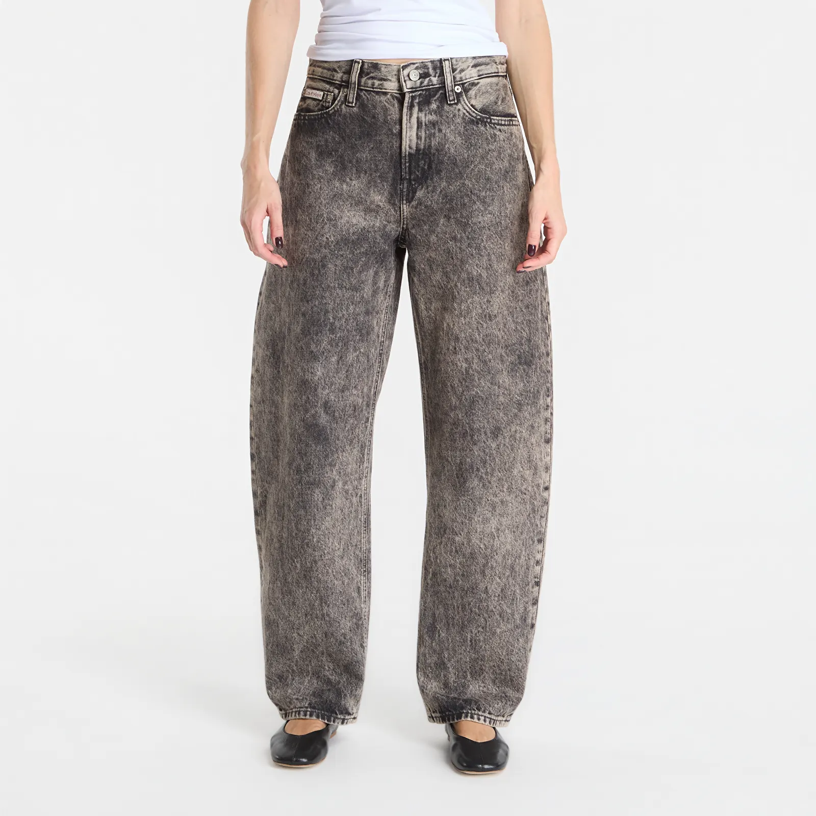 Jeans Calvin Klein Relaxed Barrel Jean Black Tobacco