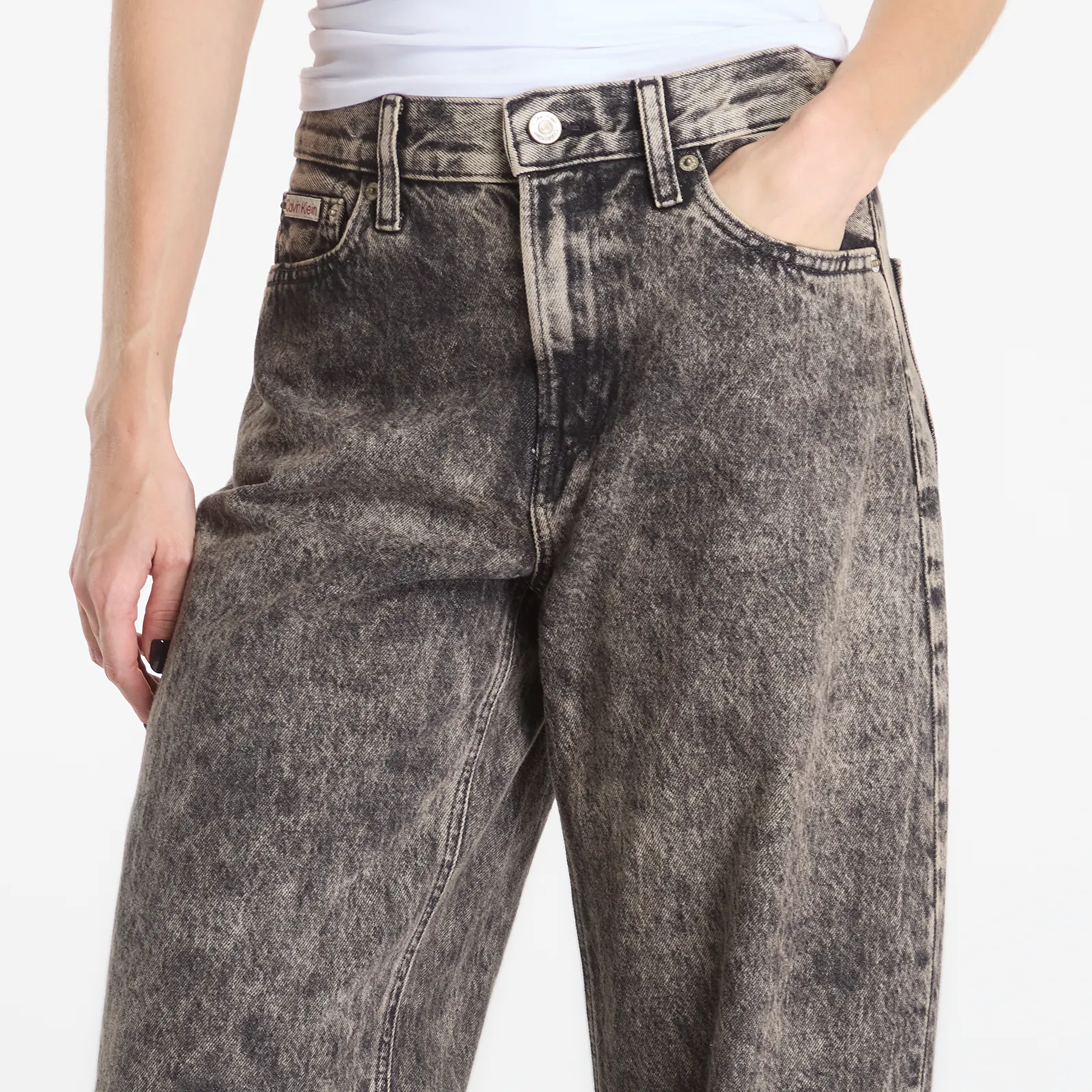 Jeans Calvin Klein Relaxed Barrel Jean Black Tobacco