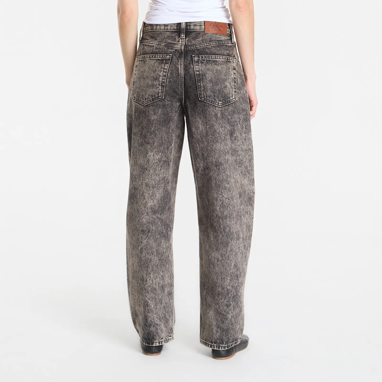 Jeans Calvin Klein Relaxed Barrel Jean Black Tobacco