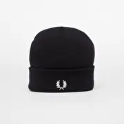 FRED PERRY Classic Merino Wool Beanie Navy/ Snow White