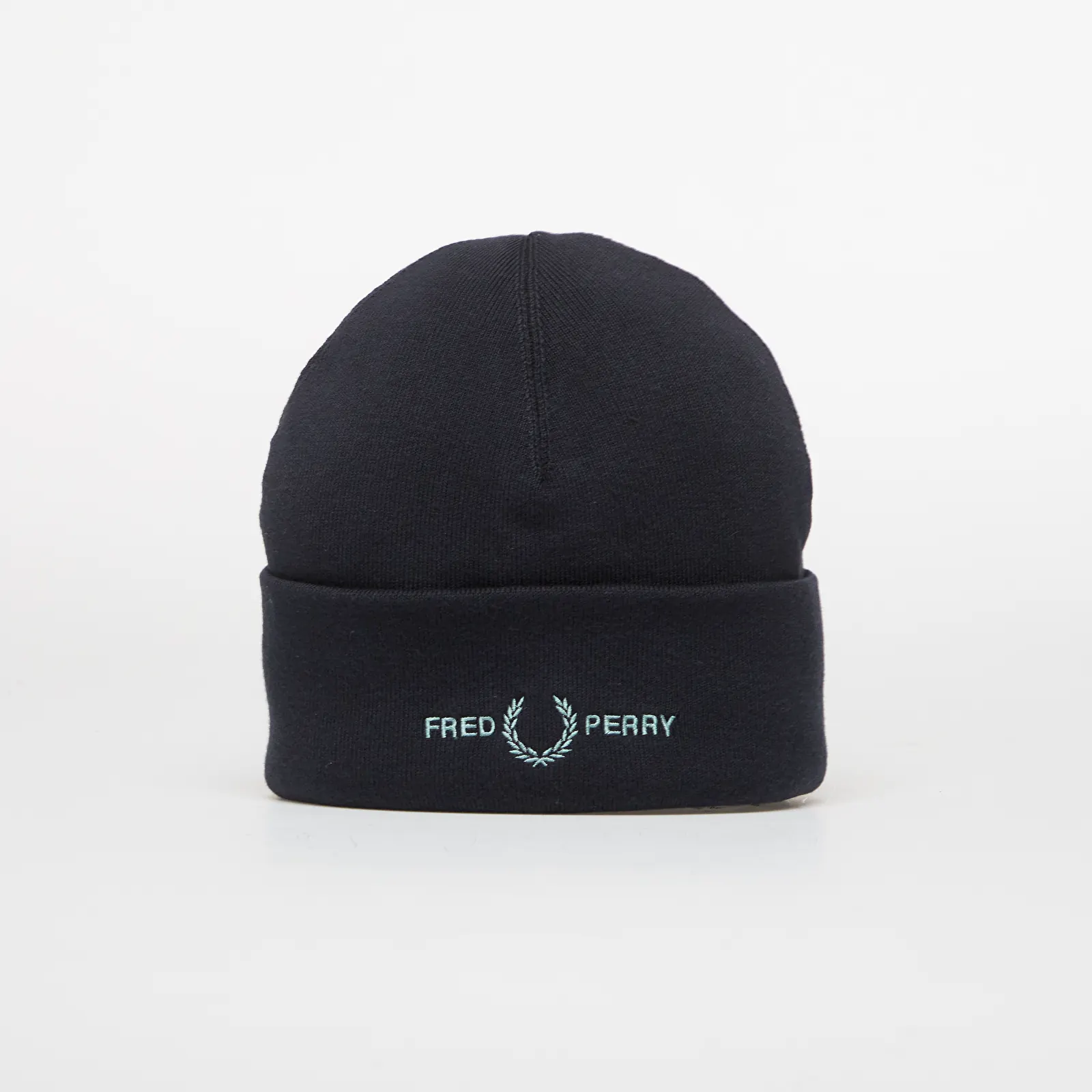 Vīriešu cepures FRED PERRY Graphic FLP Beanie Navy/Silver Blue
