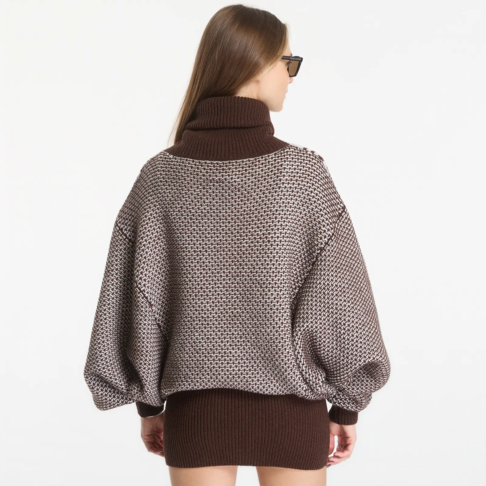 Dress MM6 Mini Dress Brown/ Off White