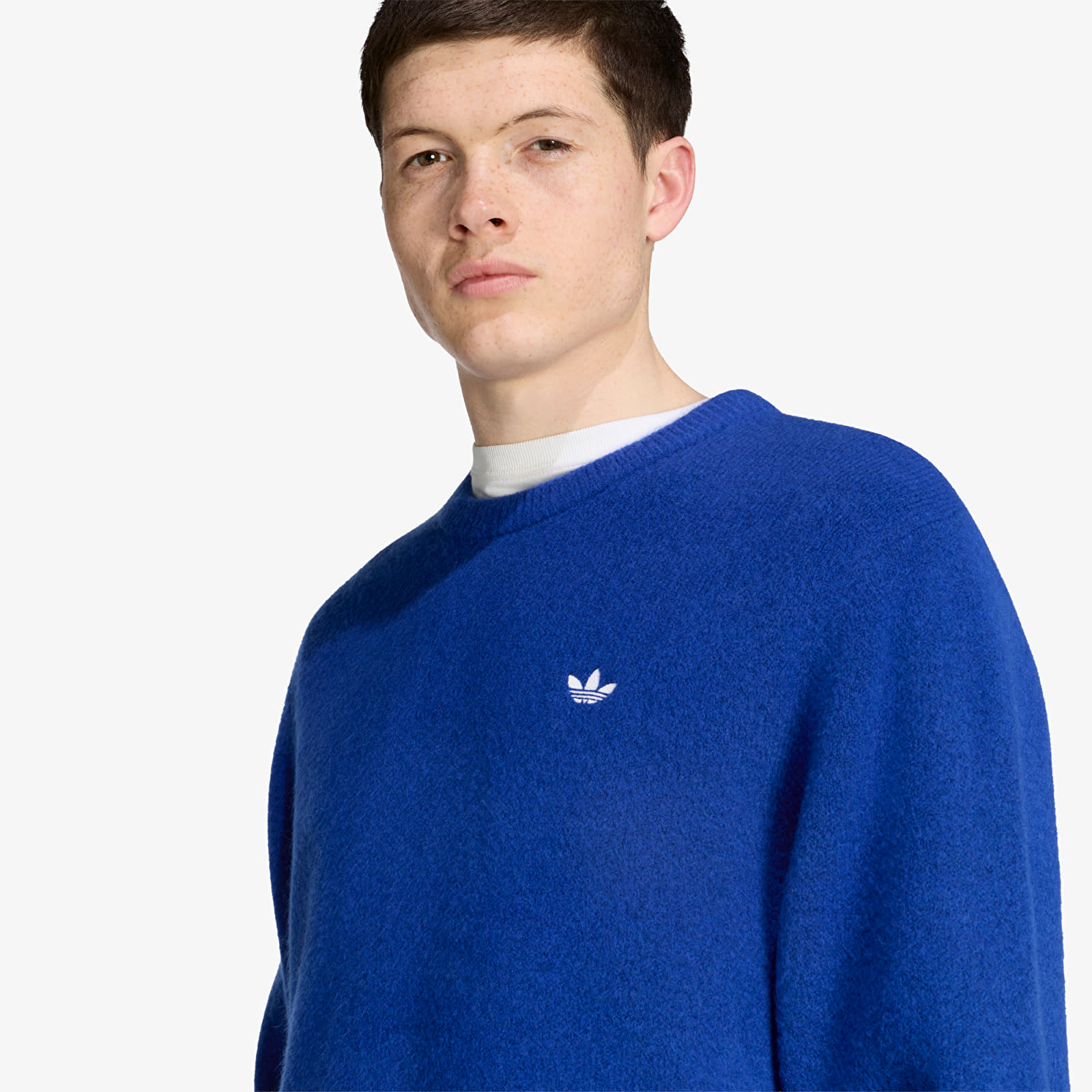 Светри і джемпери adidas Trefoil Essentials Fully Knit Sweatshirt Bold Blue