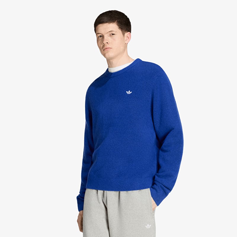 Chandail adidas Trefoil Essentials Fully Knit Sweatshirt Bold Blue