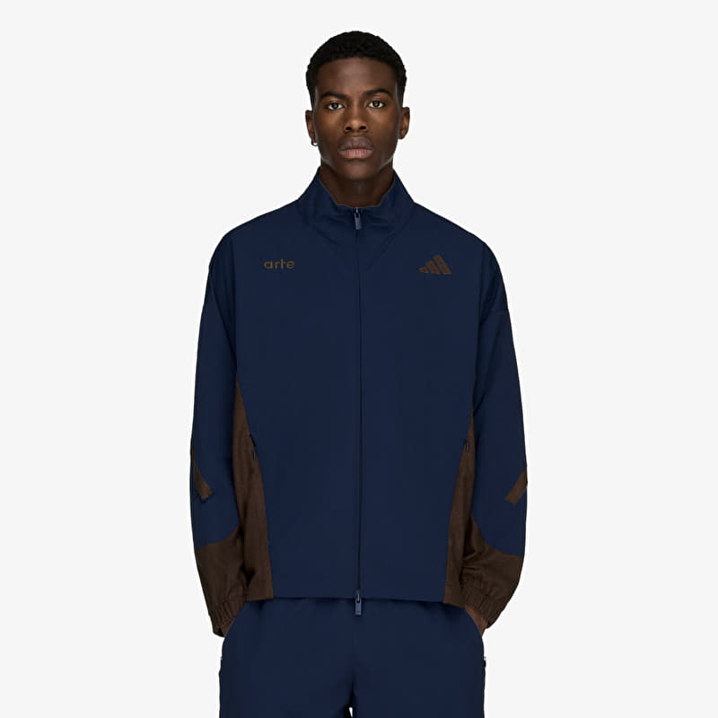 adidas x Arte Antwerp Z.N.E. Material Mix Full-Zip Tracktop Collegiate Navy/ Dust Cargo