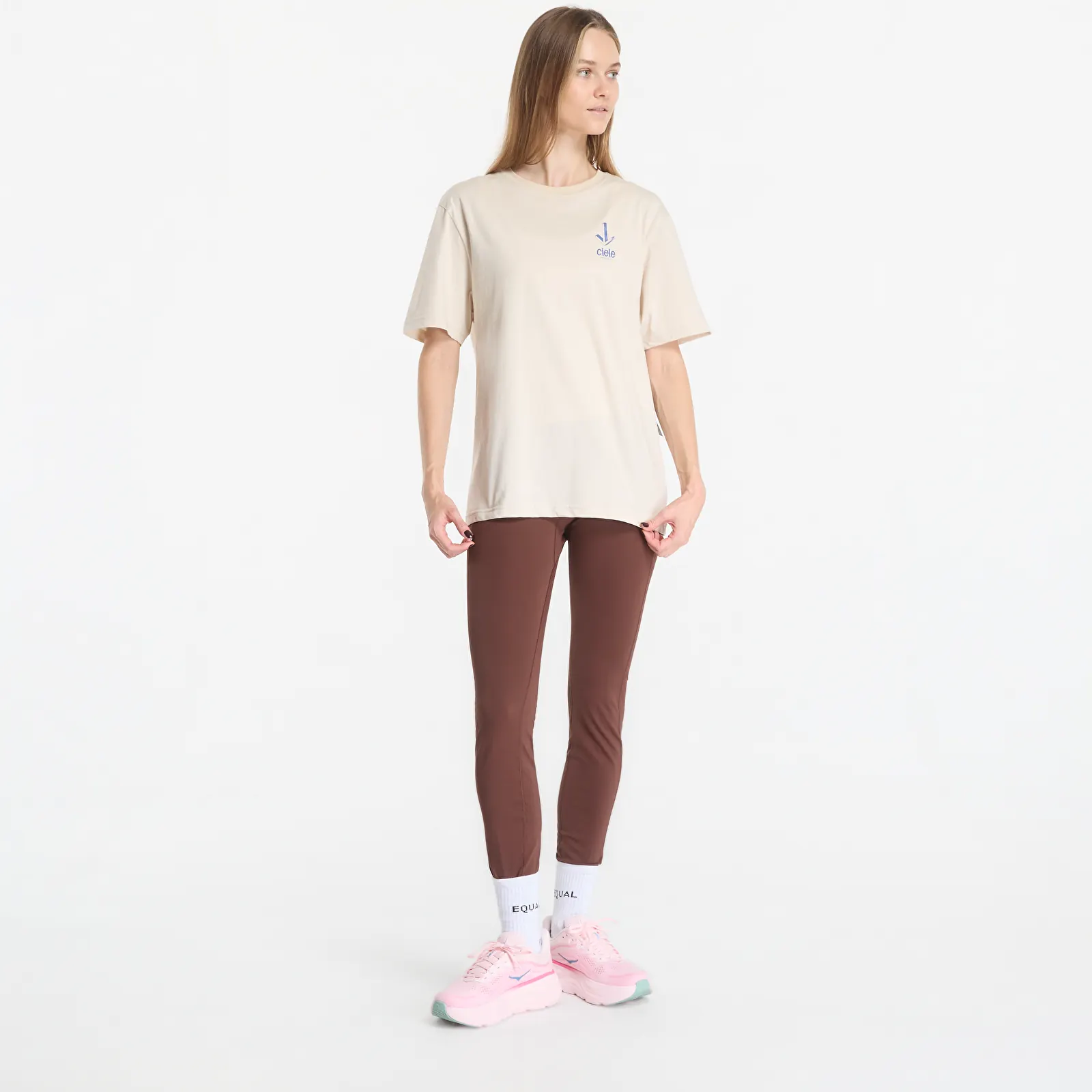 Men's T-shirts Ciele Athletics ORTShirt Cafe UNISEX Almond
