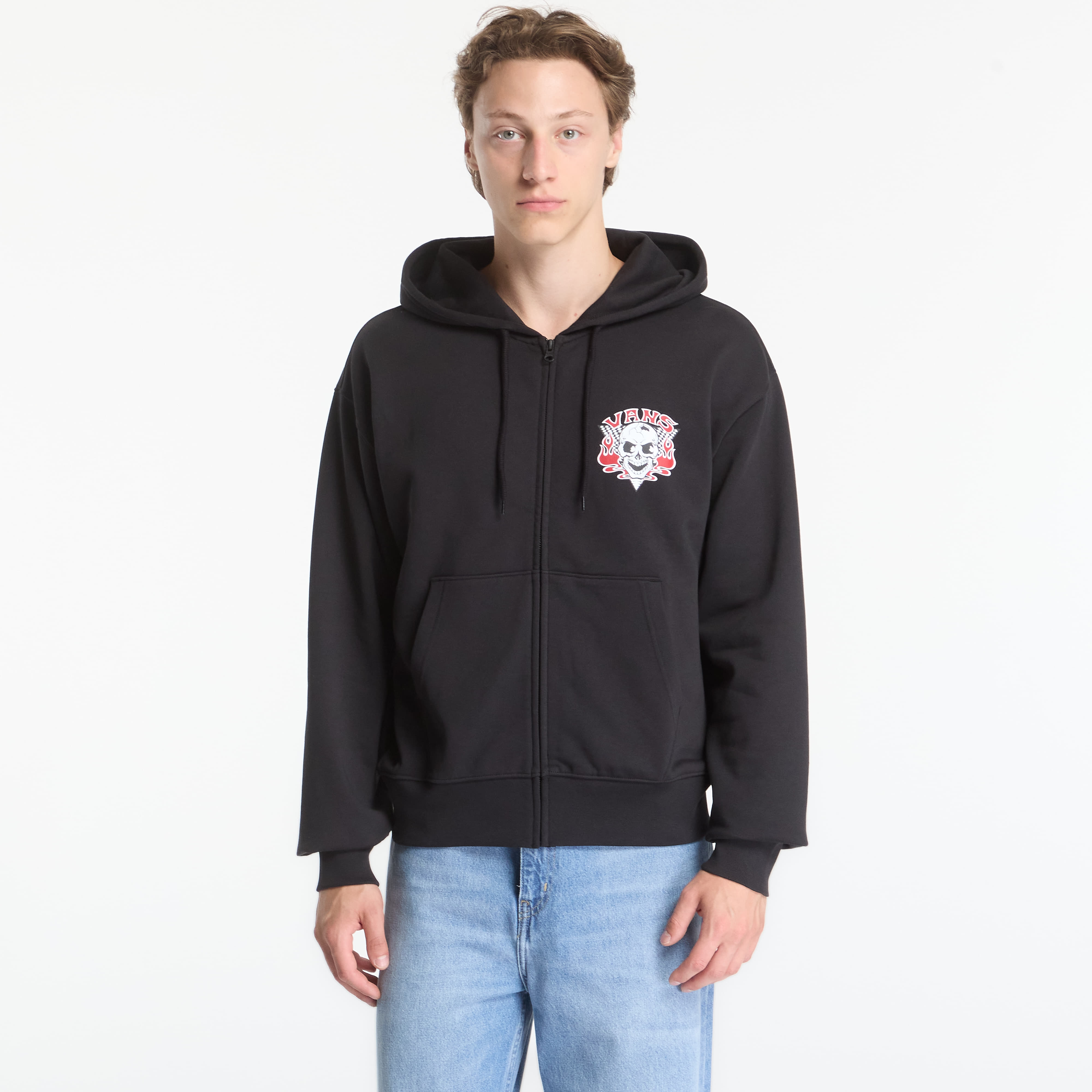 Суитшърт Vans Blaze Head Full Zip Black M