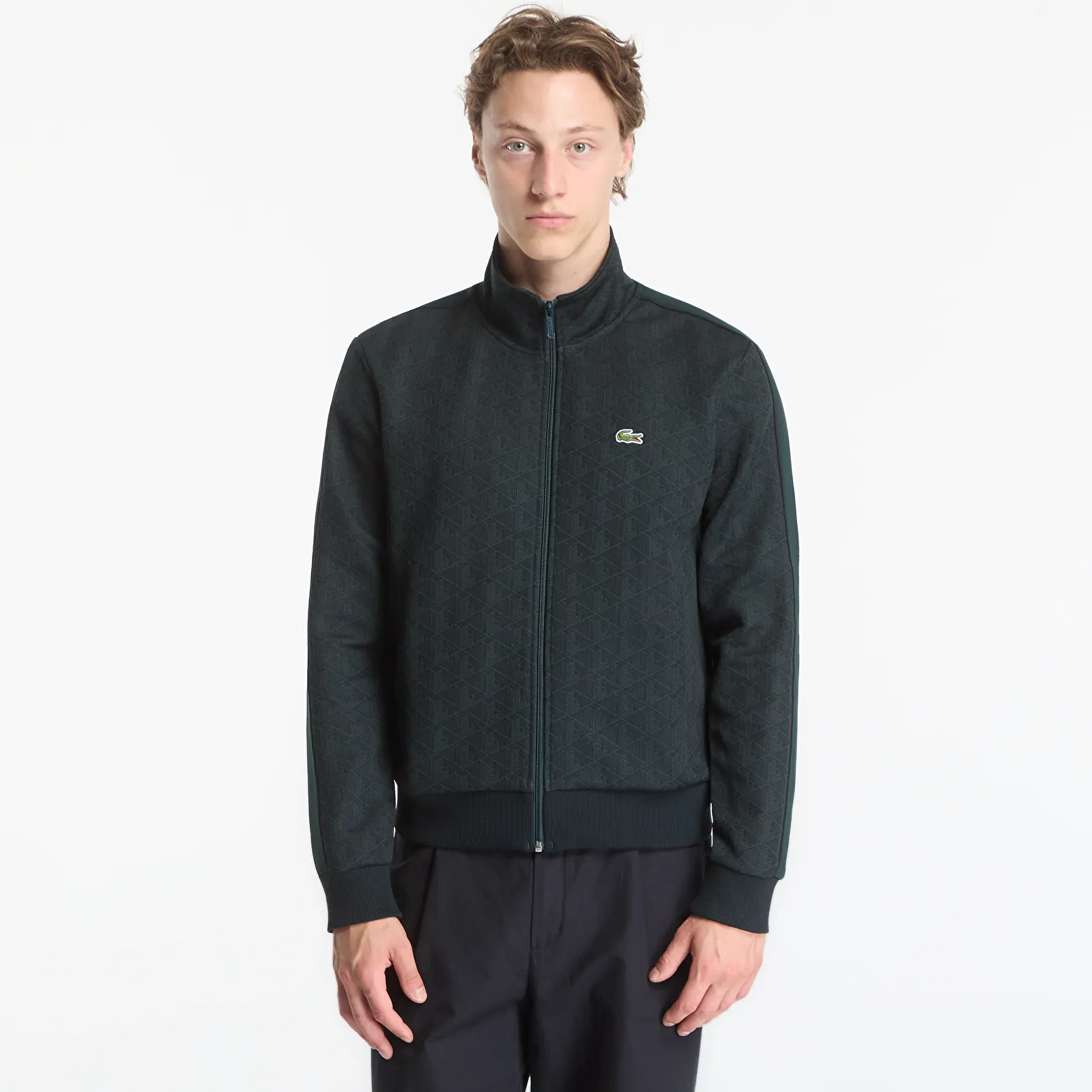 Moški hoodiji  Lacoste Zipped Sweatshirts Dark Varech/Sinople