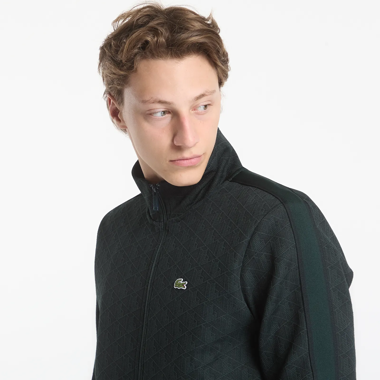 Moški hoodiji  Lacoste Zipped Sweatshirts Dark Varech/Sinople
