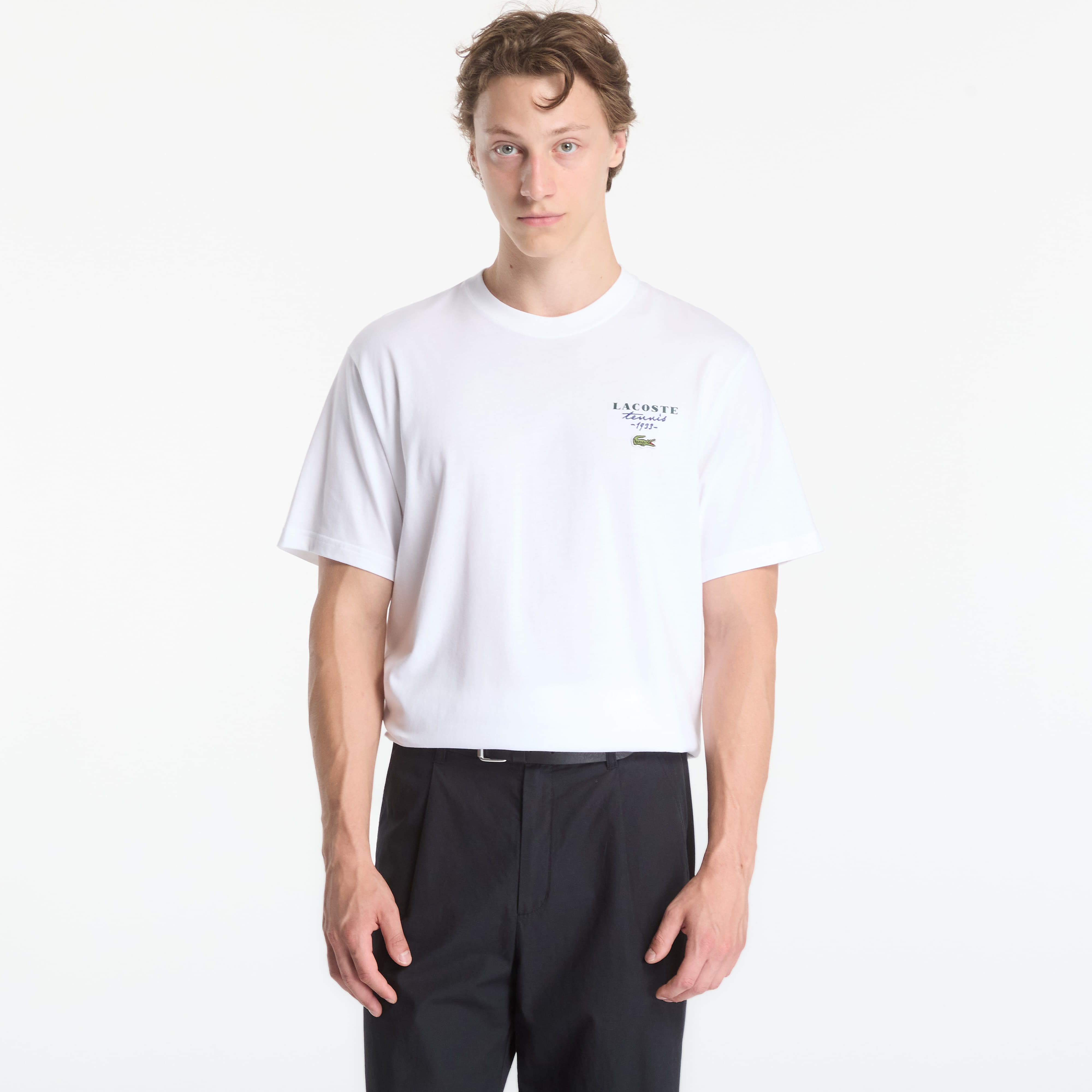 T-shirt Lacoste Crewneck T-Shirts White 5