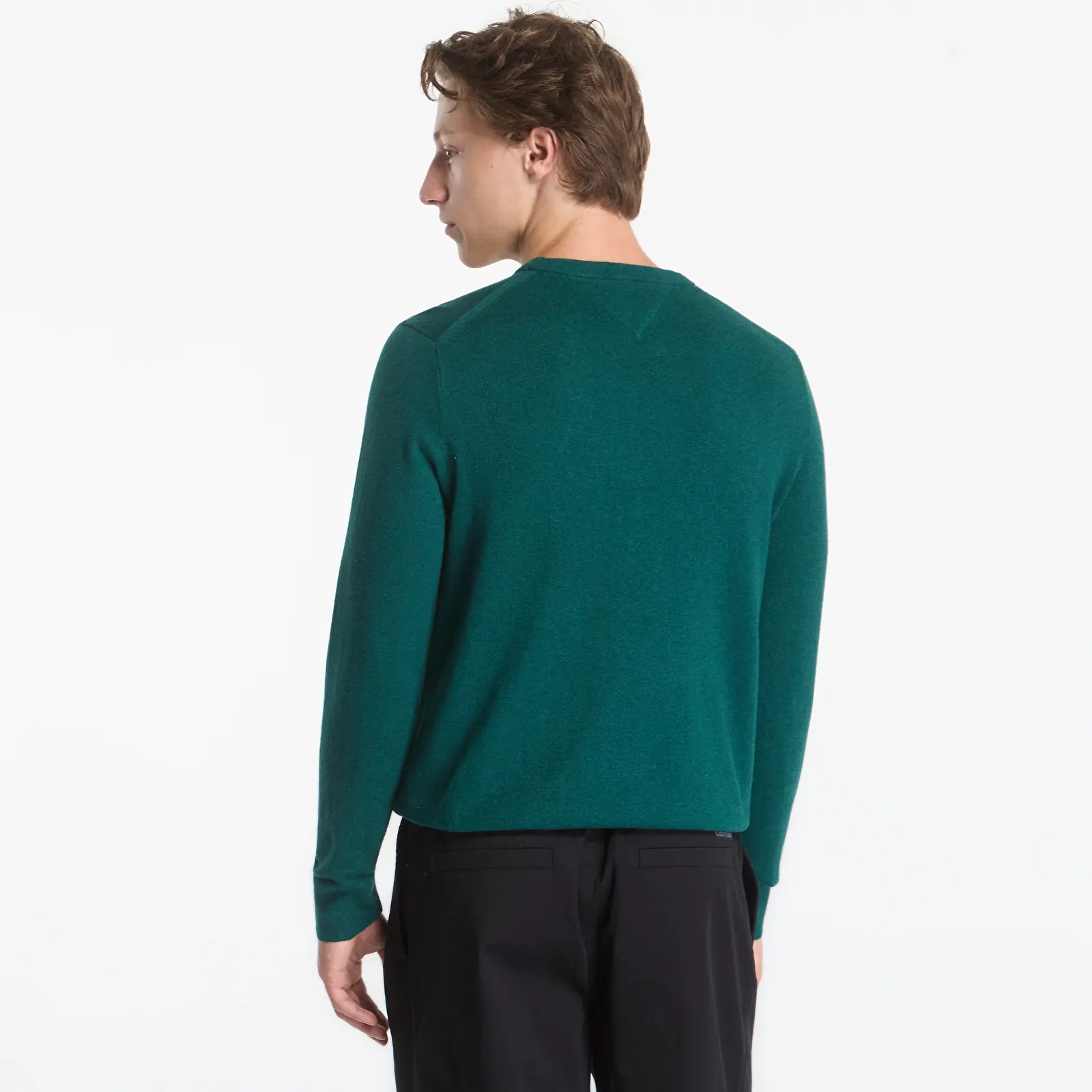 Men's sweaters Tommy Hilfiger Pima Organic Cotton Cashmere Crew Neck Ornamental Green Heather