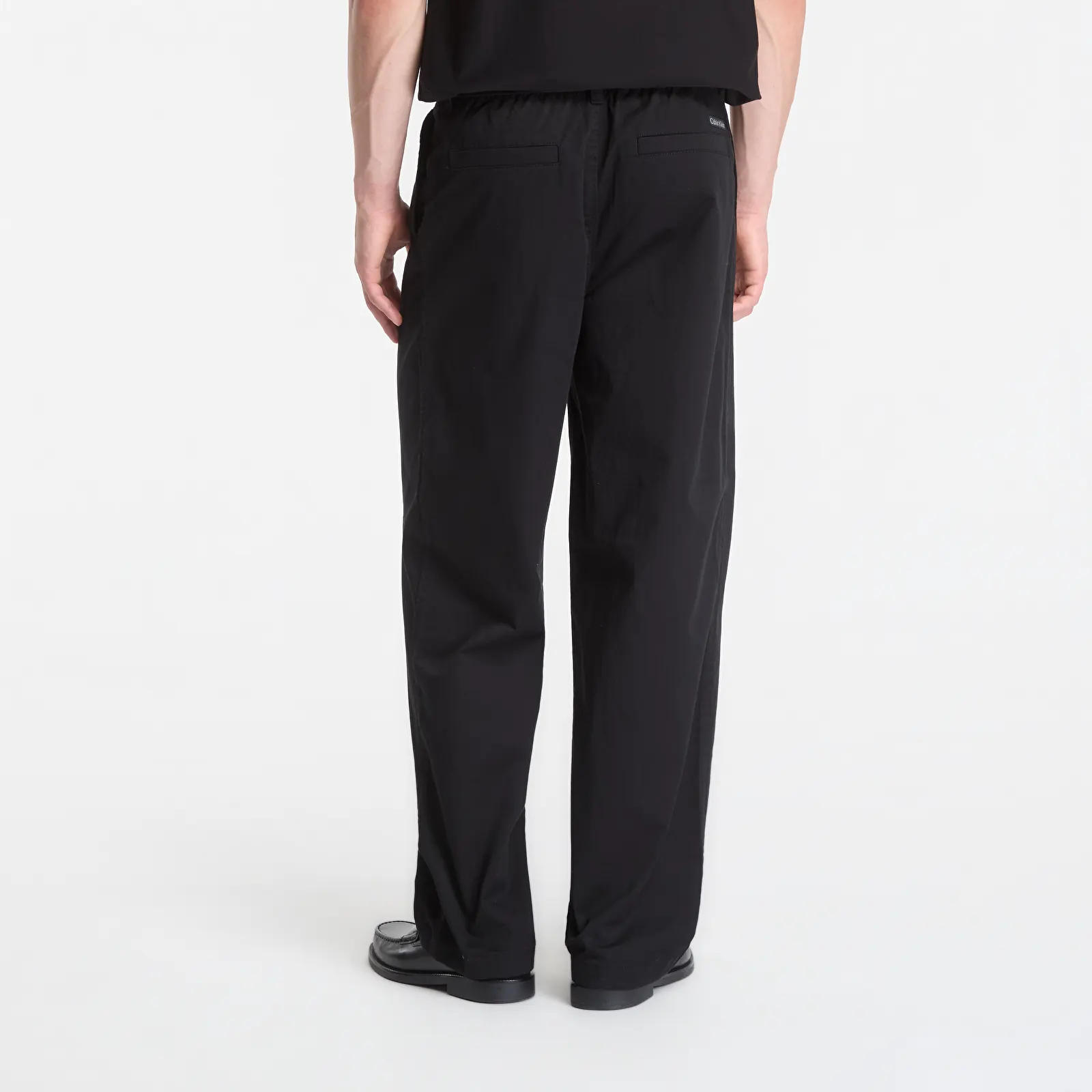 Men's trousers Calvin Klein Jeans Washed Comfort Cotton Half Elastic Pants Black