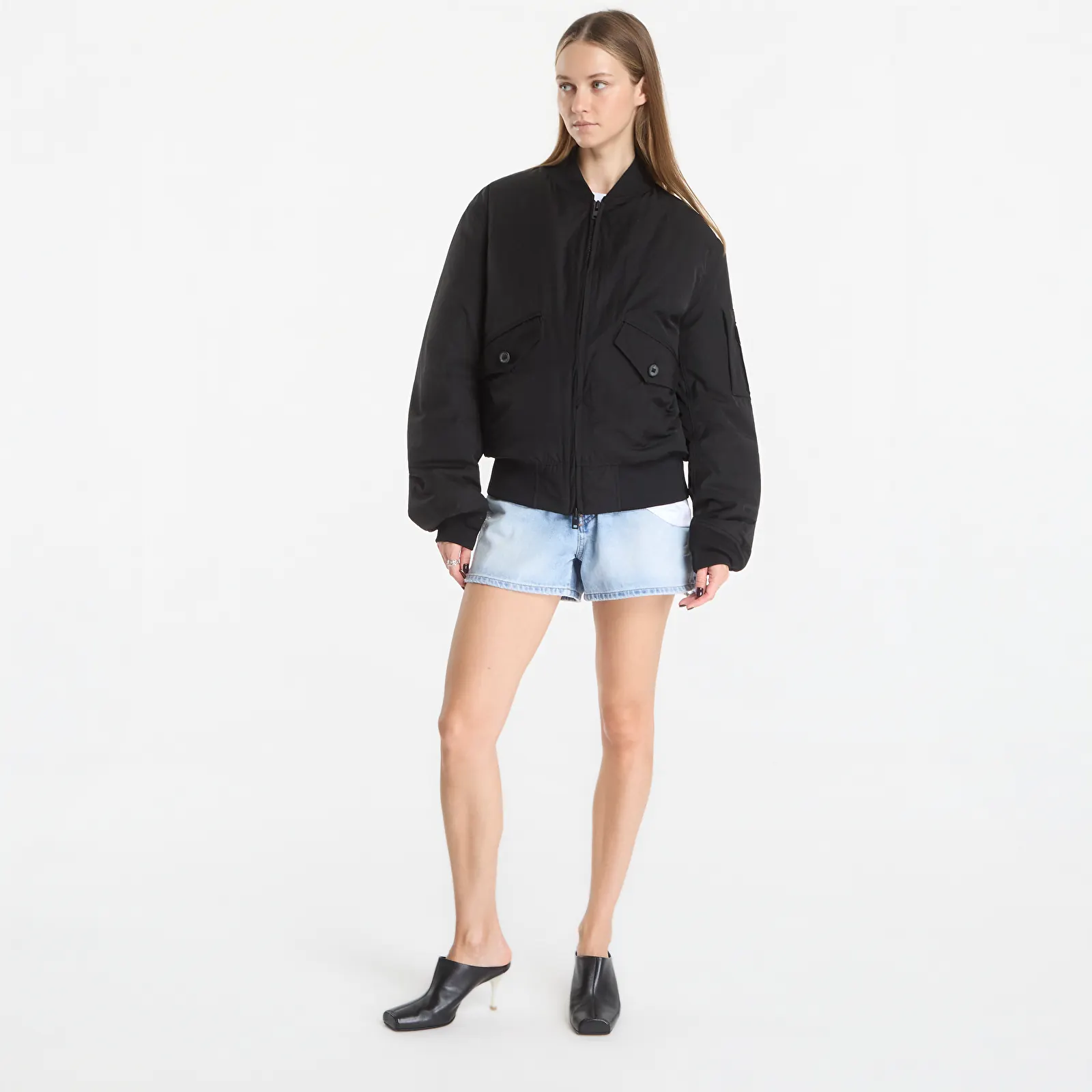 Бомбери Y-3 Nylon Bomber Jacket UNISEX Black