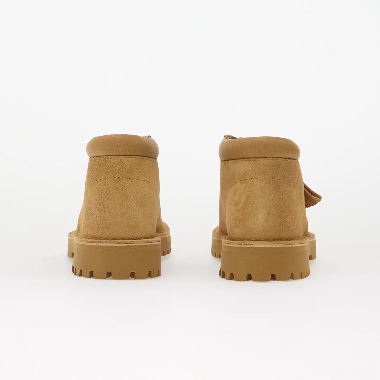 Damen Sneaker und Schuhe Clarks Originals DSRT2456 Rock Light Tan Suede
