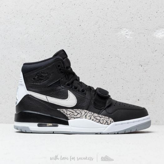 Air jordan legacy 312 black and white sale