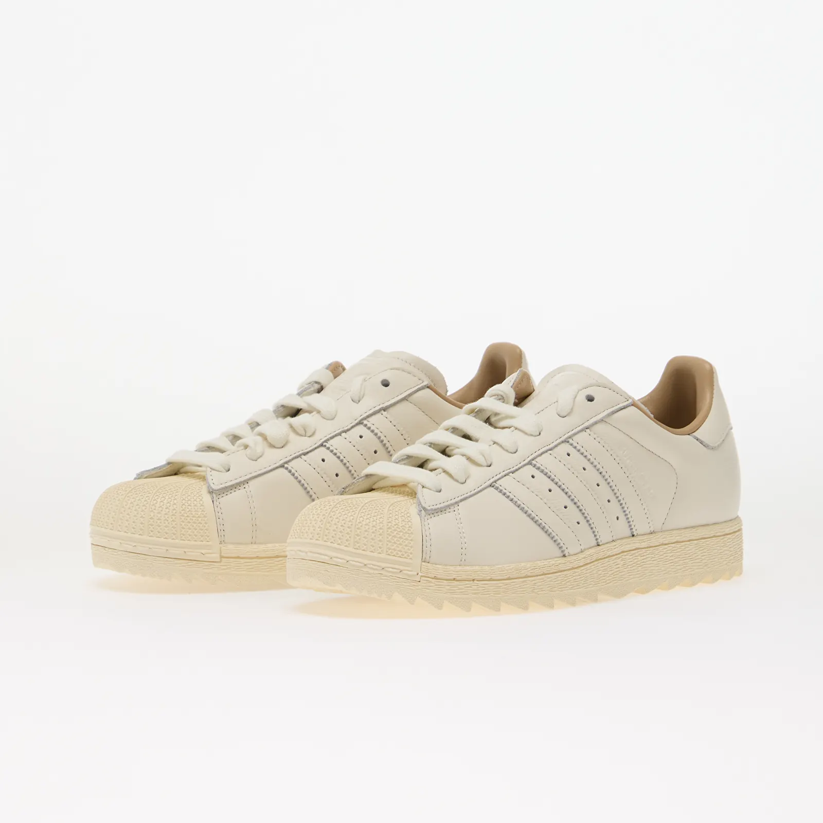 Pánske tenisky a topánky adidas Superstar II Ripple Core White/ Core White/ Warm Sandstone