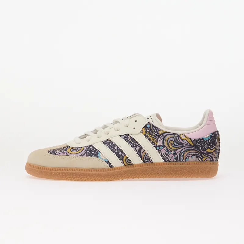adidas x Liberty London Samba OG Kids Core White/ Orchid Fusion/ Gum 2