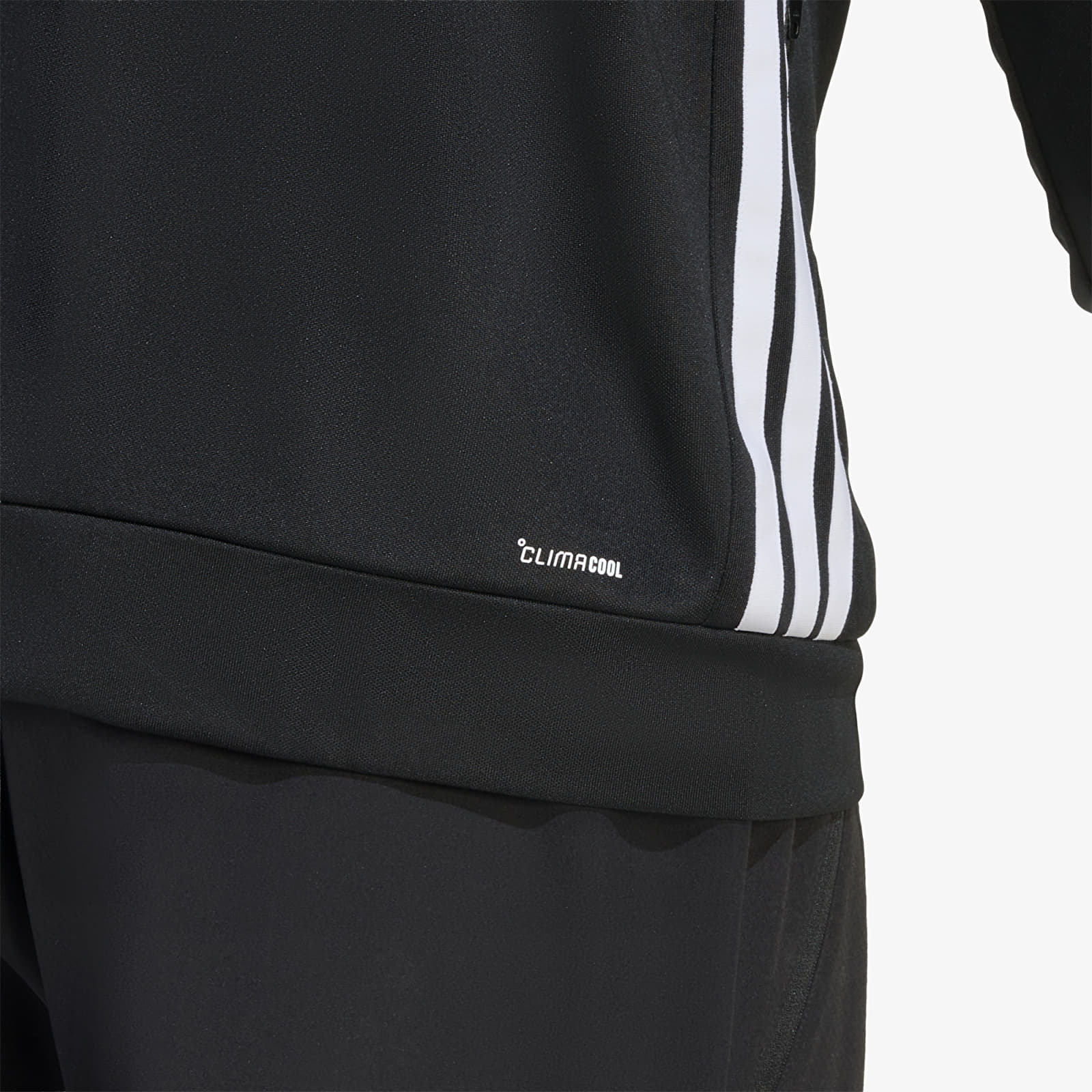 Φούτερ adidas Workout Essentials All-set 3-stripes Knit Track Top Black/ White
