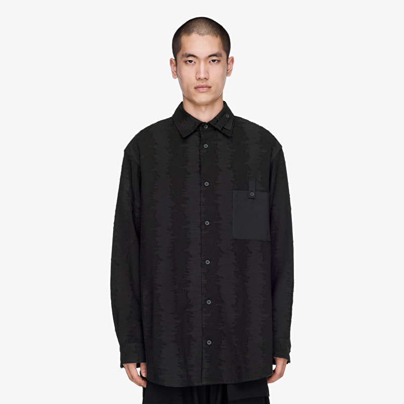 Y-3 Deco Stitch Long Sleeve Shirt Black