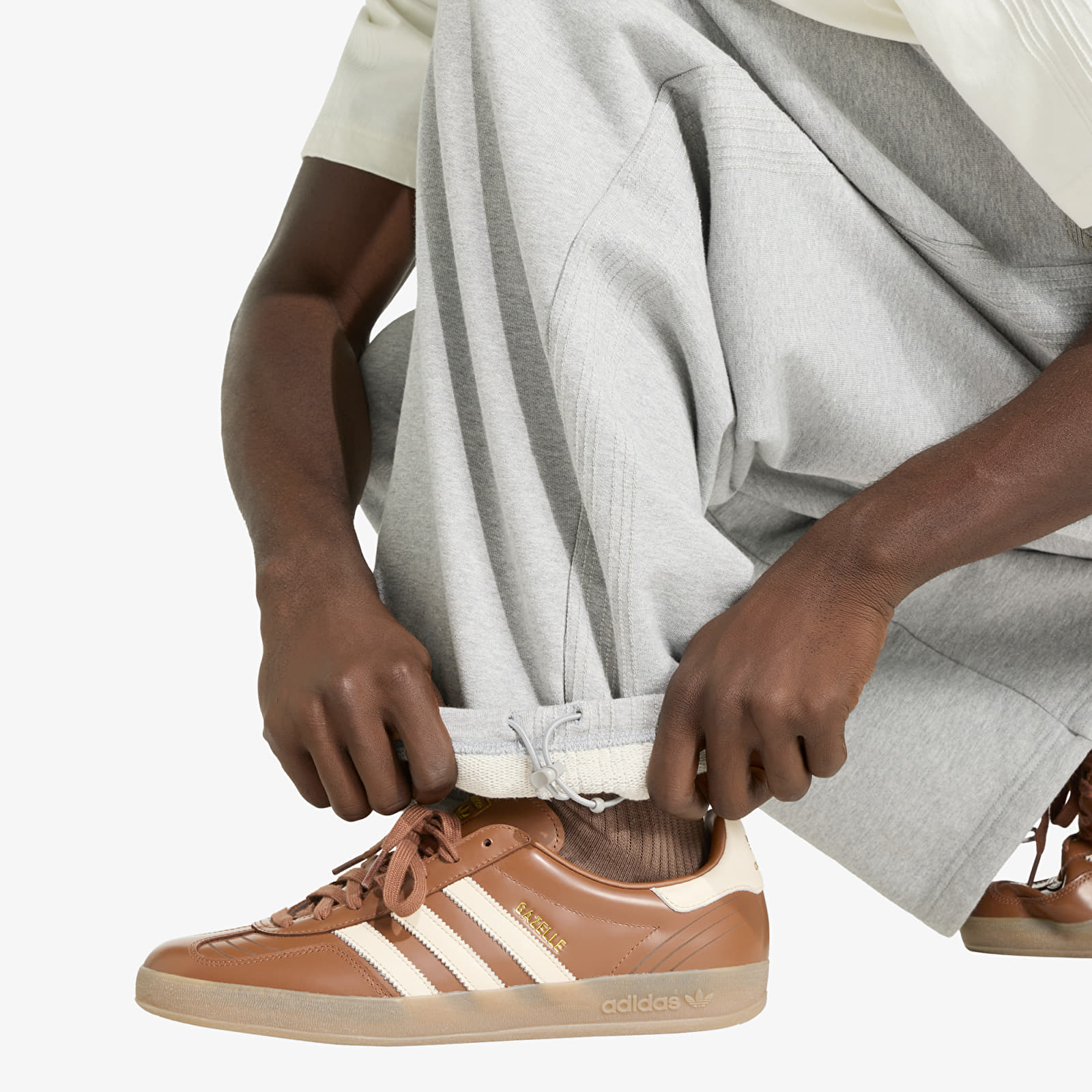Jogger Pants adidas Premium Essentials Open Wide Hem Medium Grey Heather