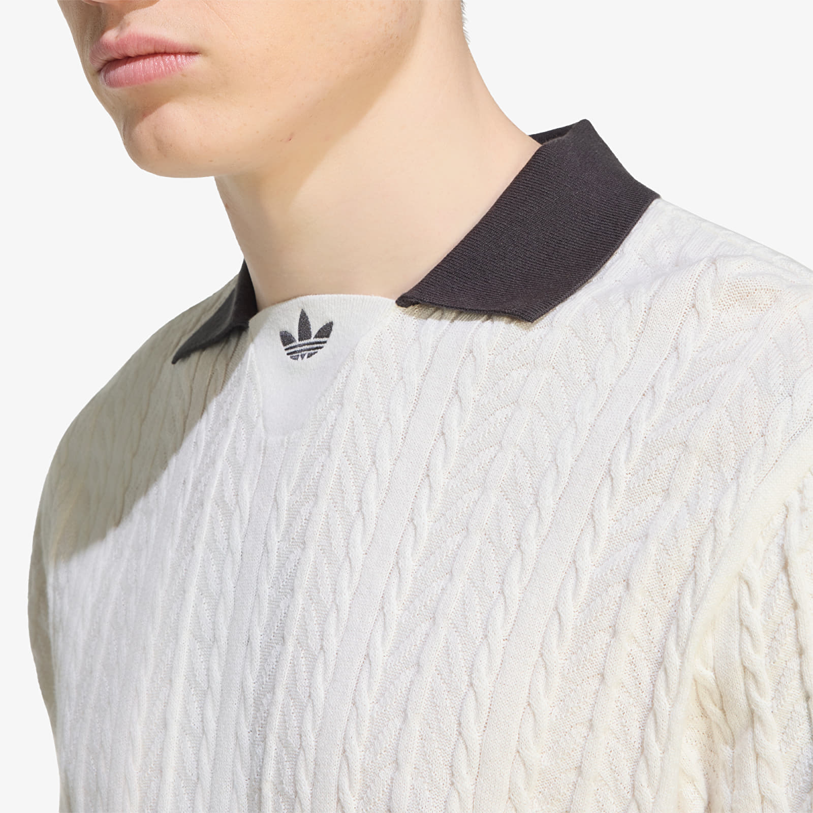 Trikots für Männer adidas Cable Knit Football Jersey Cloud White