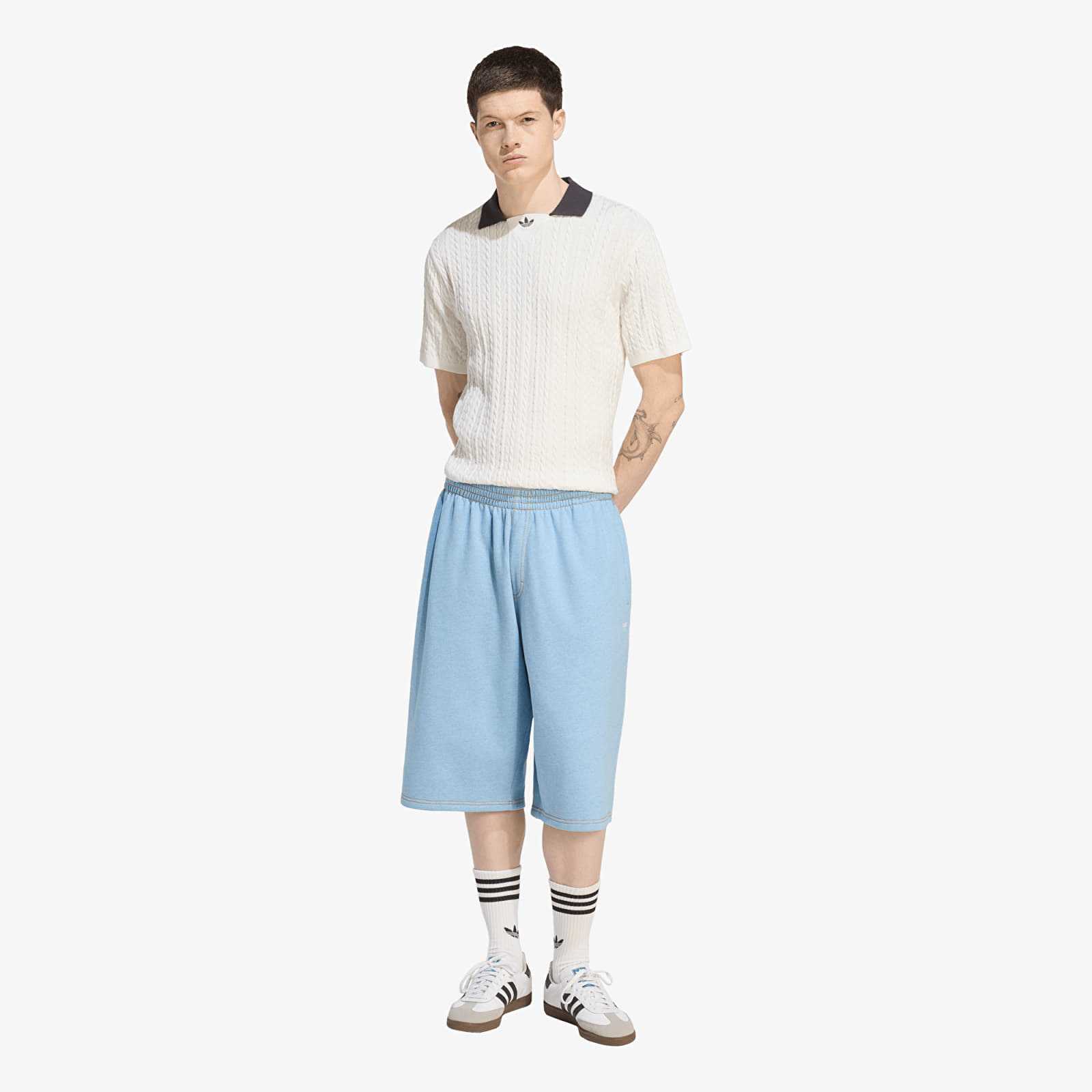 Trikots für Männer adidas Cable Knit Football Jersey Cloud White