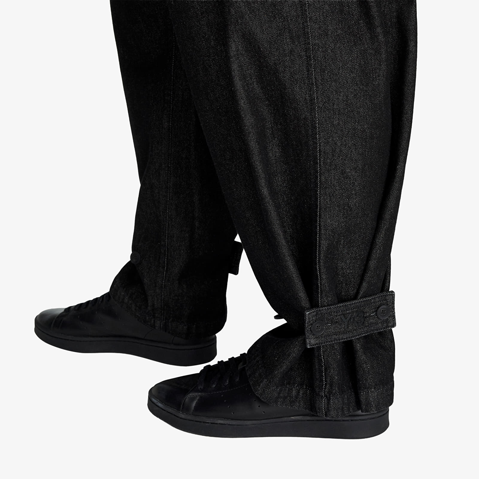 Jeans hlače Y-3 Denim Wide Pants Black