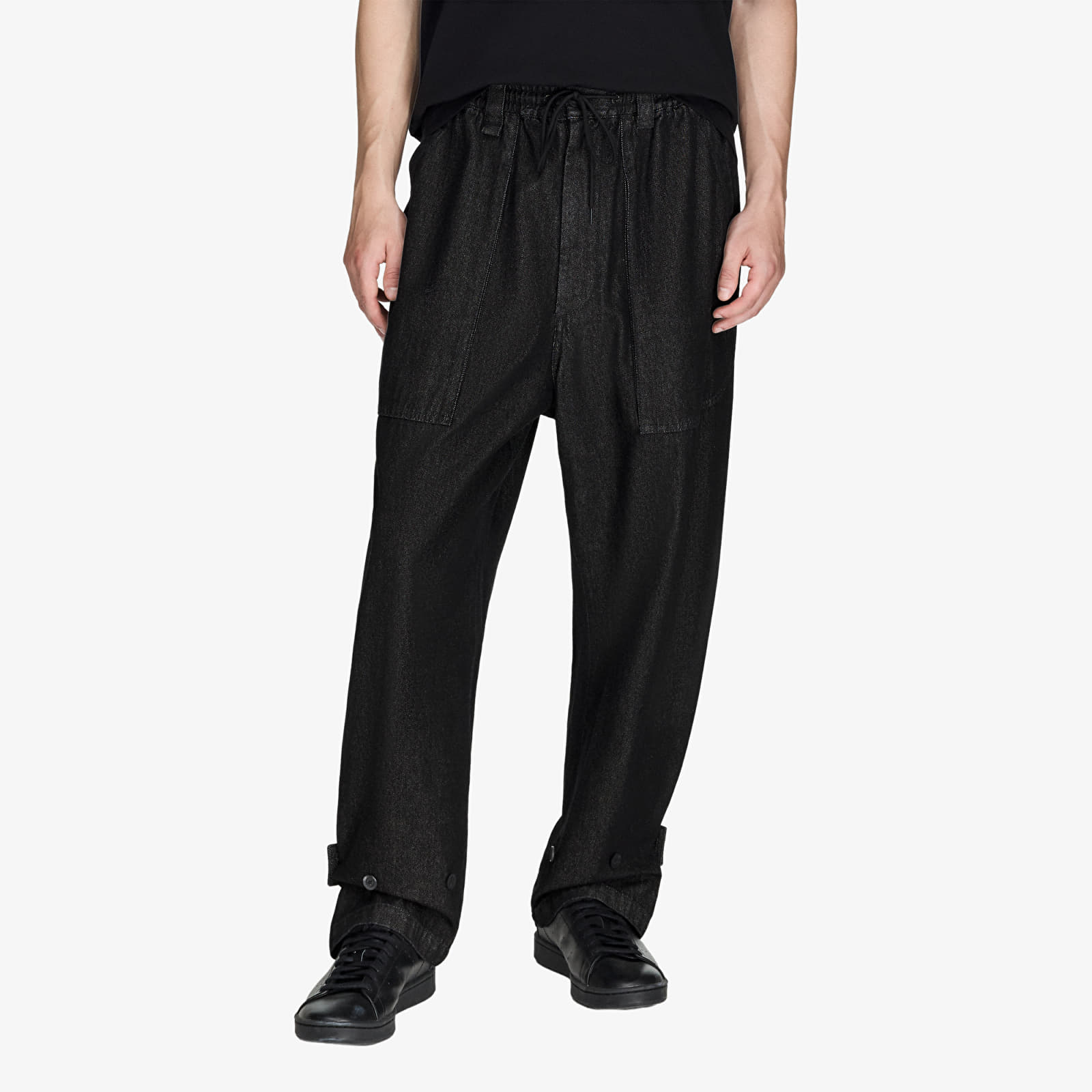 Jeans hlače Y-3 Denim Wide Pants Black